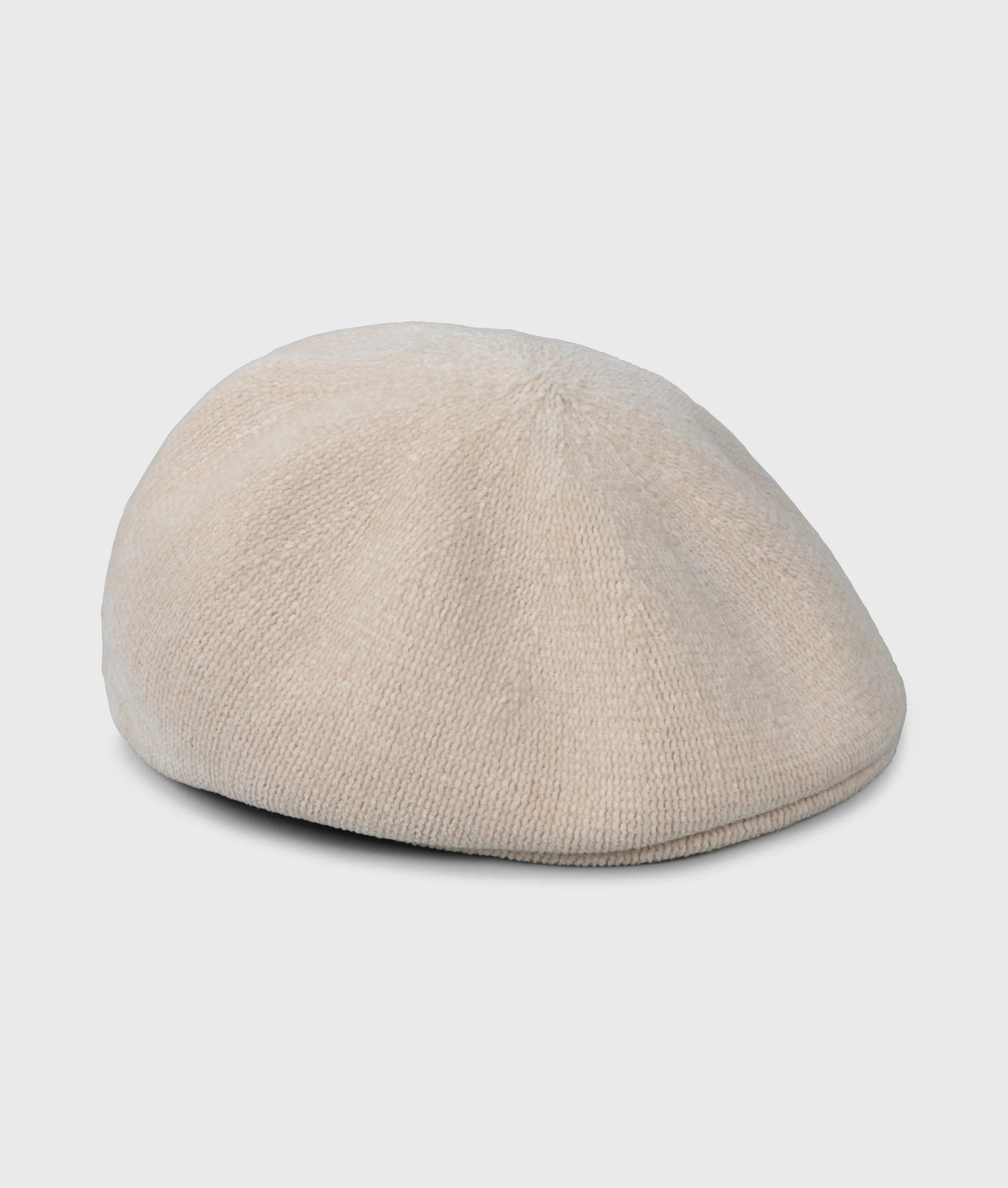 knit flat cap | pearl - Image 2