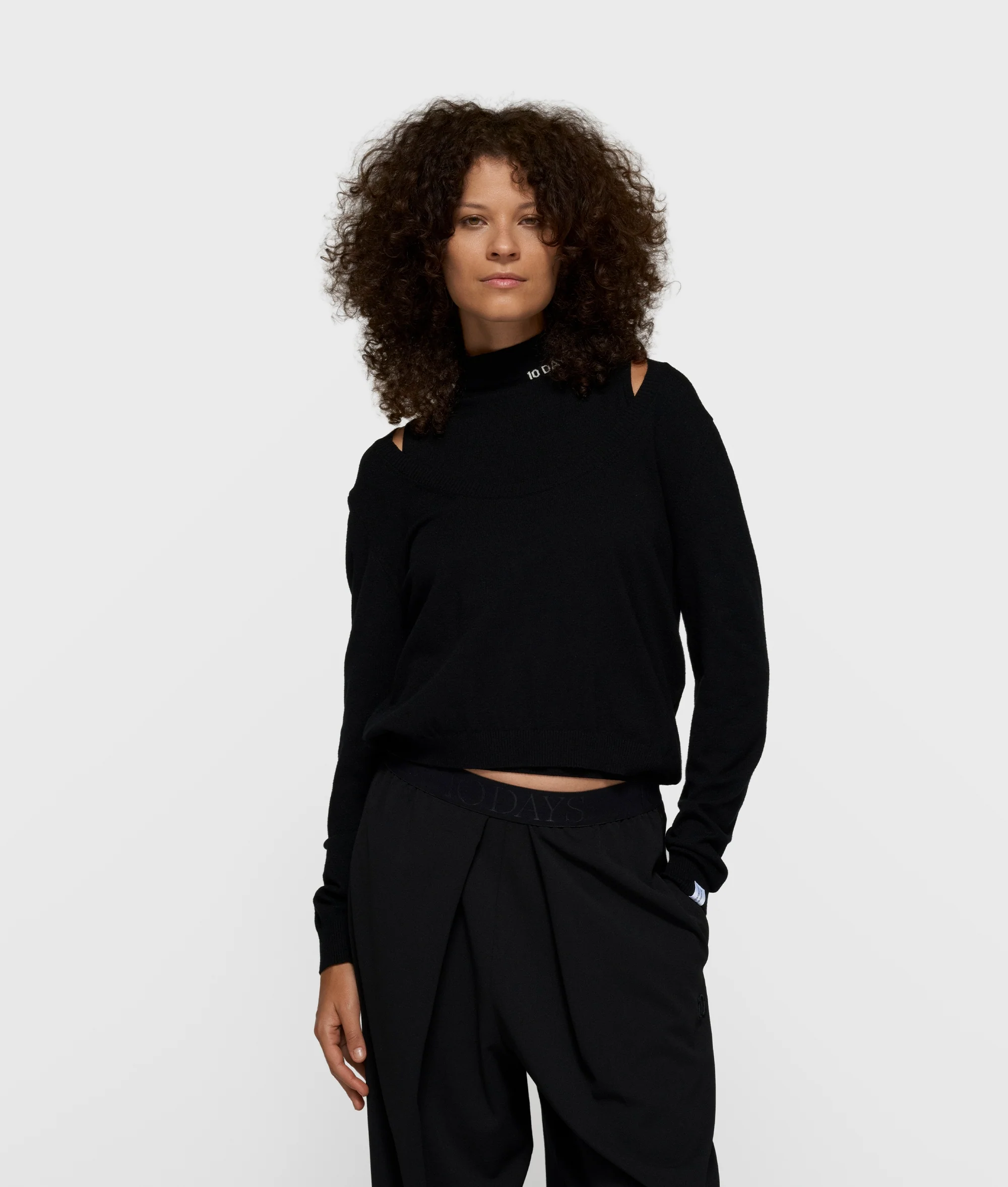 knit singlet | black - Image 3