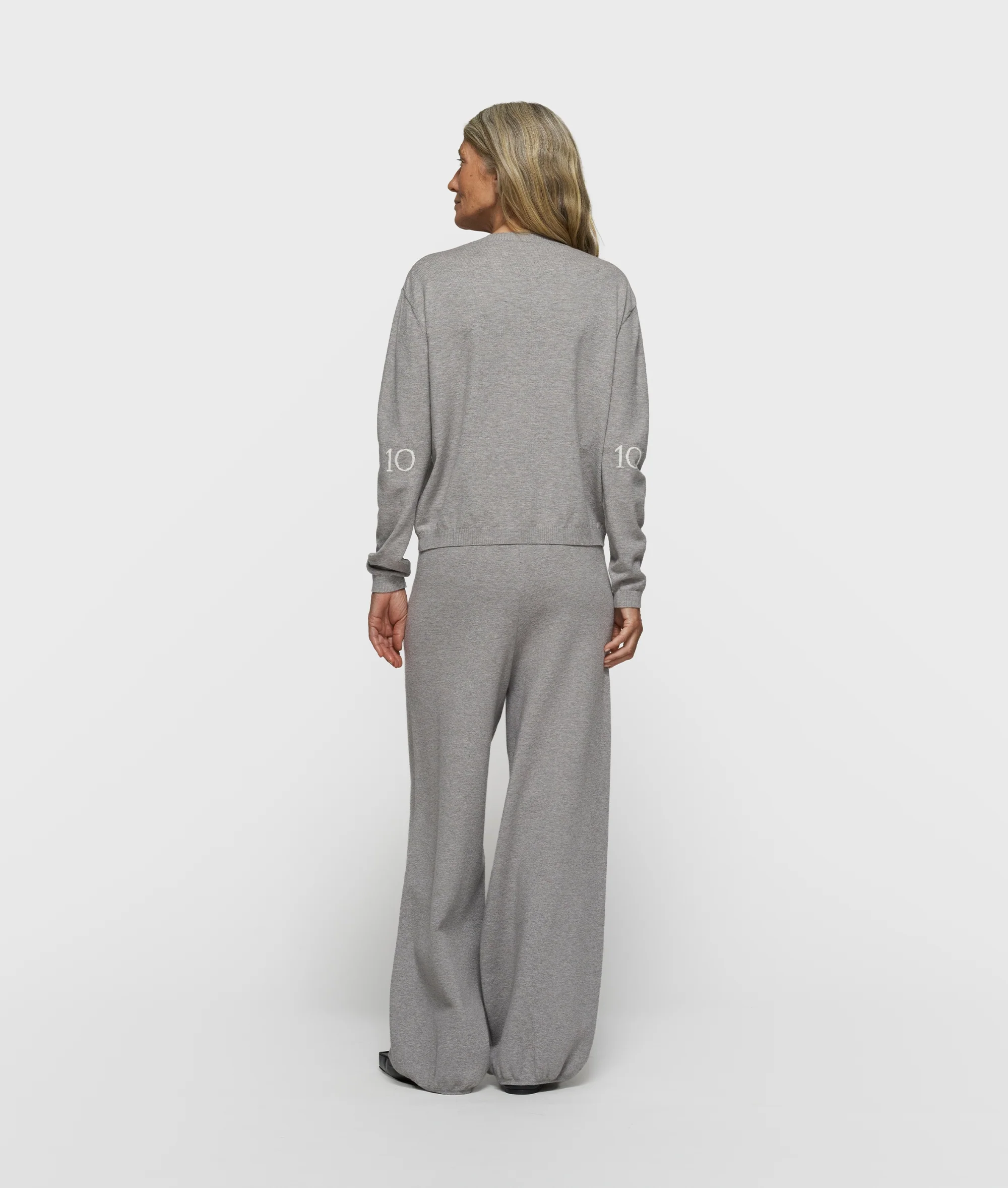 knit sweater logo | grey melee - Image 4