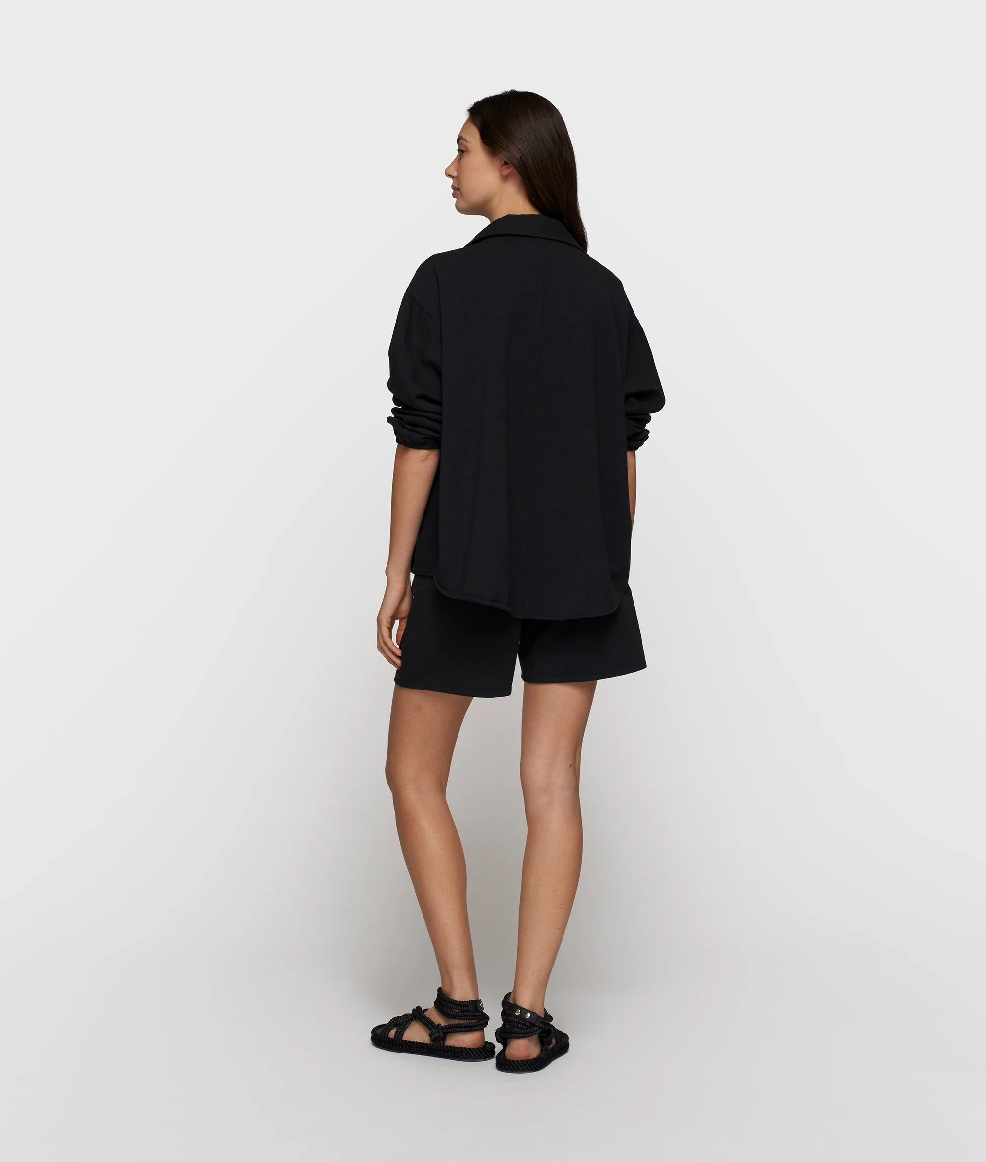 linen shirt | black - Image 4
