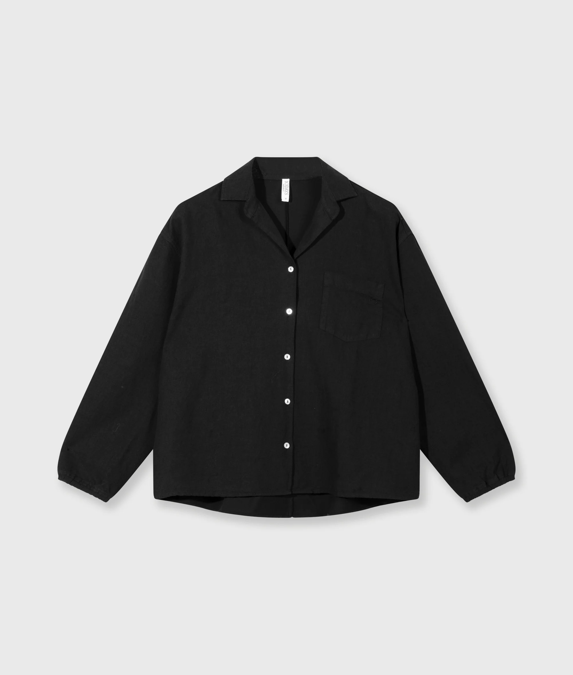 linen shirt | black - Image 6