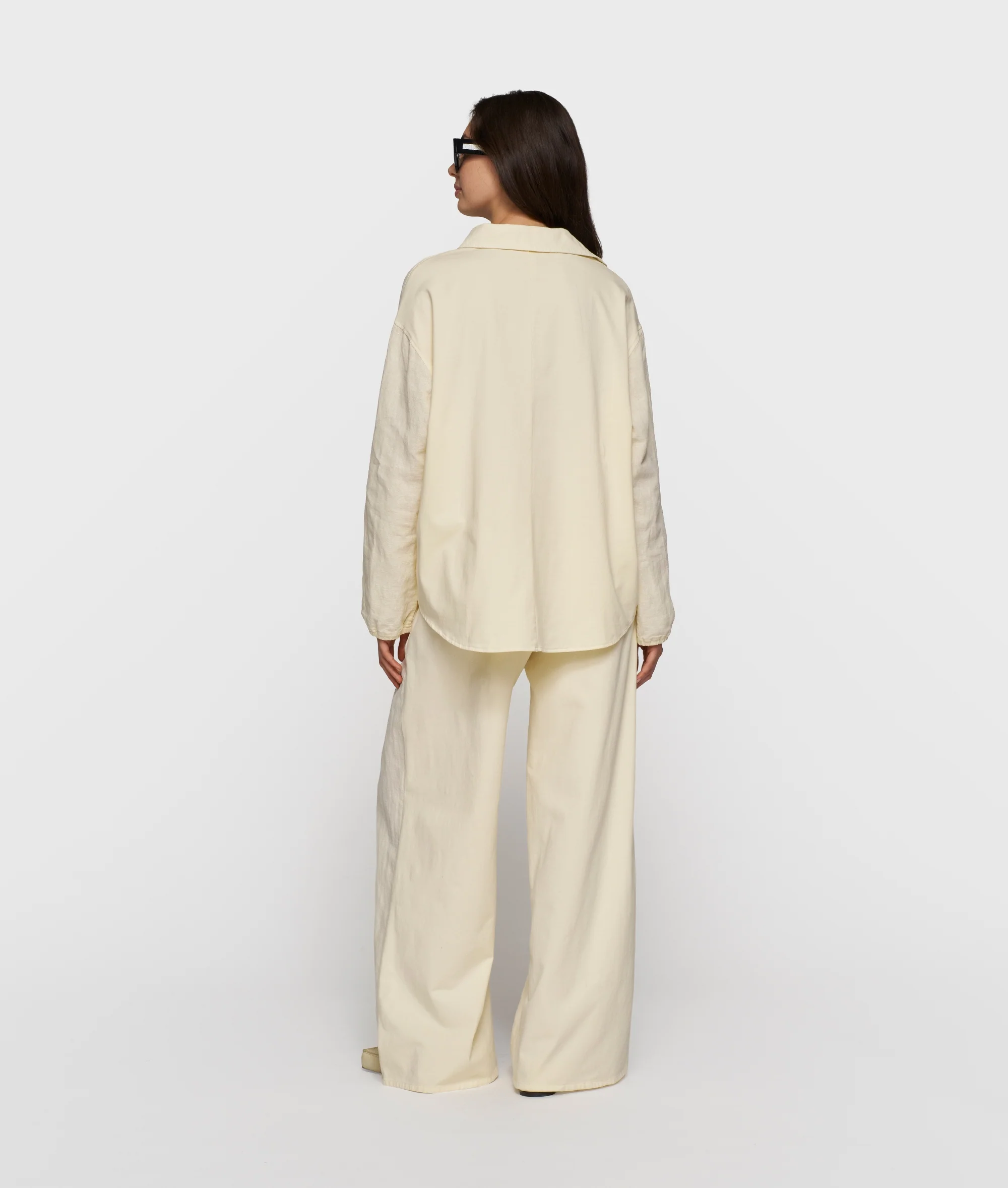 linen shirt | soft vanilla - Image 4