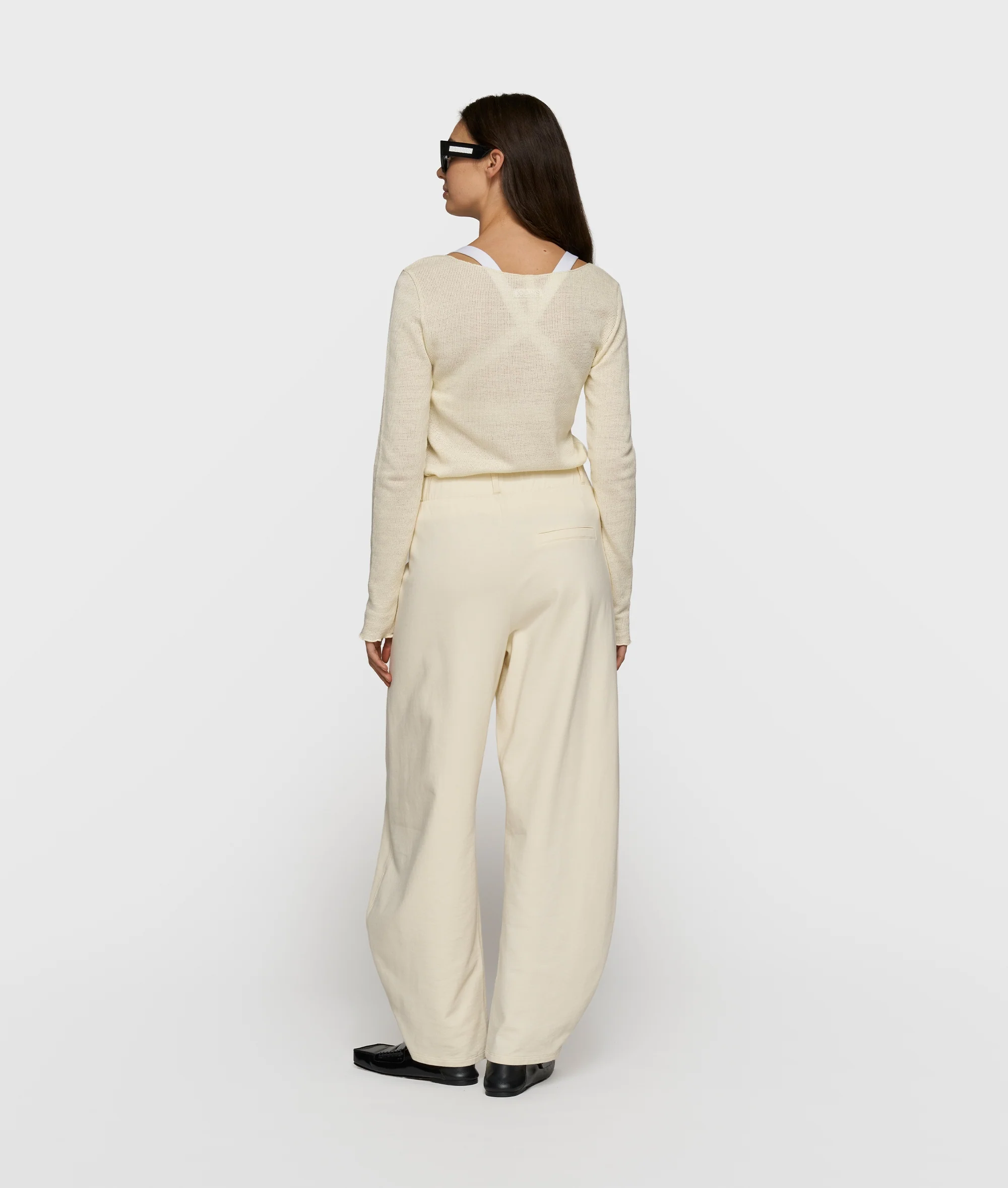 long sleeve tee mesh | soft vanilla - Image 4