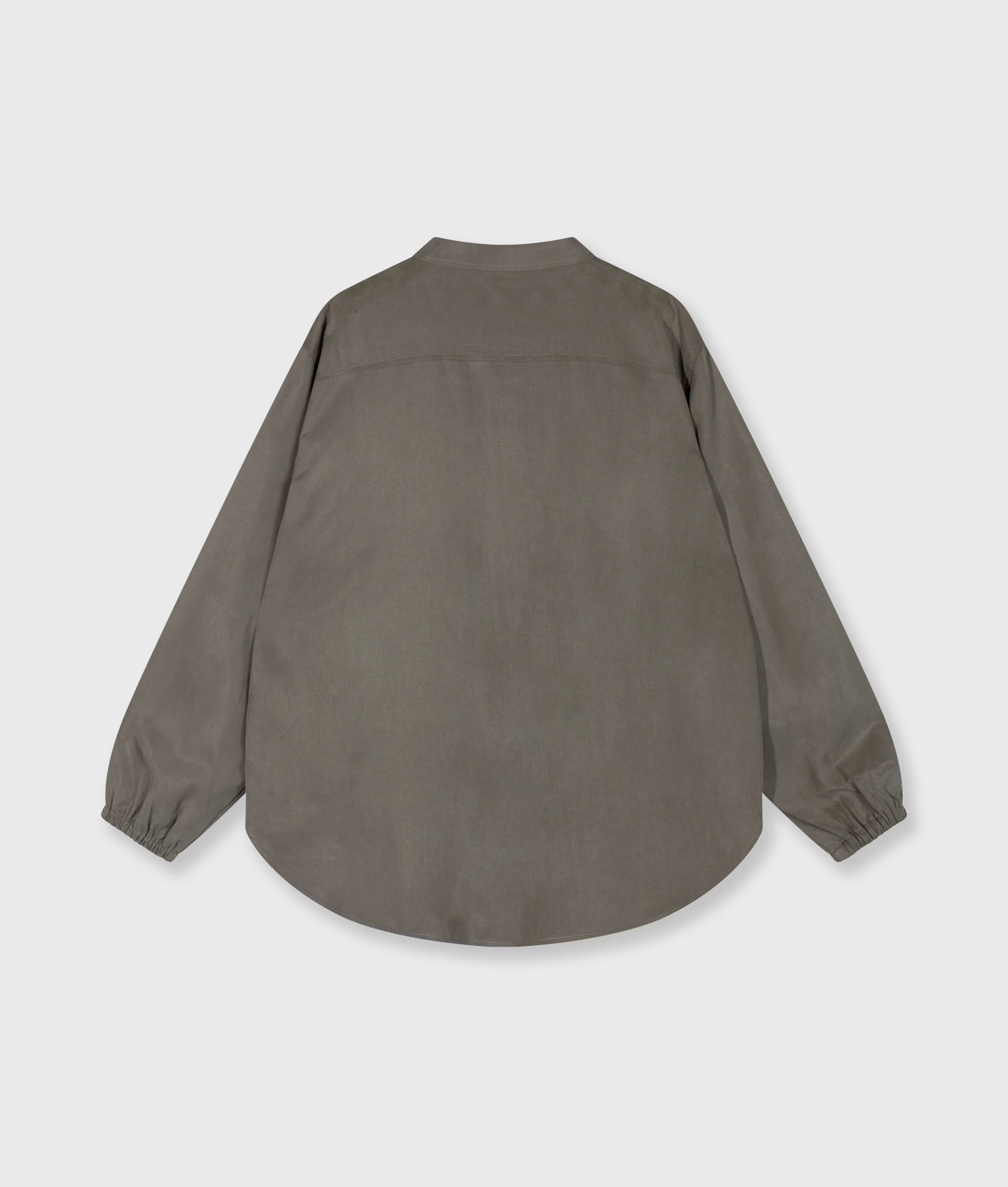 lyocell shirt | dark fog - Image 6