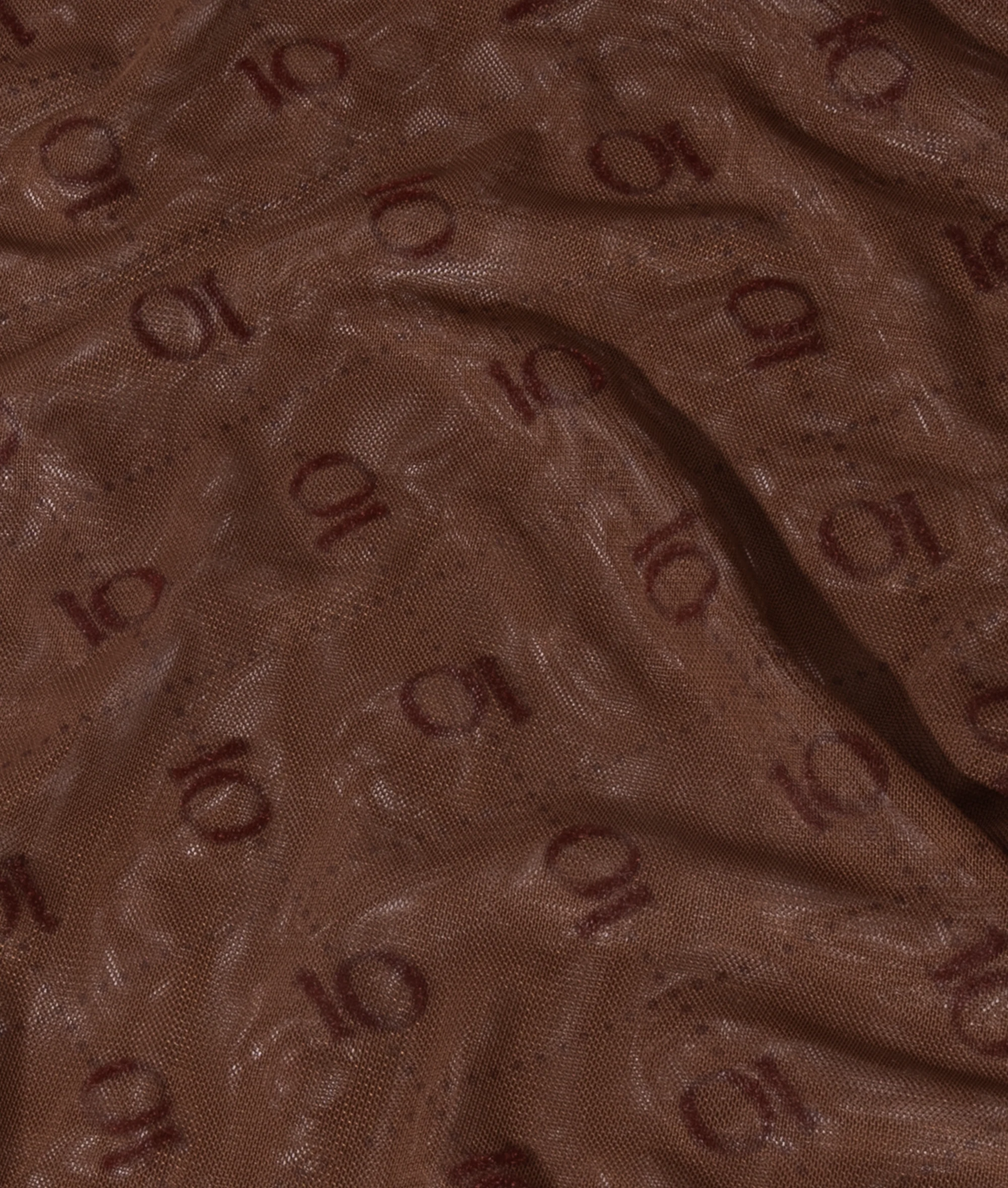 mesh long sleeve monogram | dark truffle - Image 7