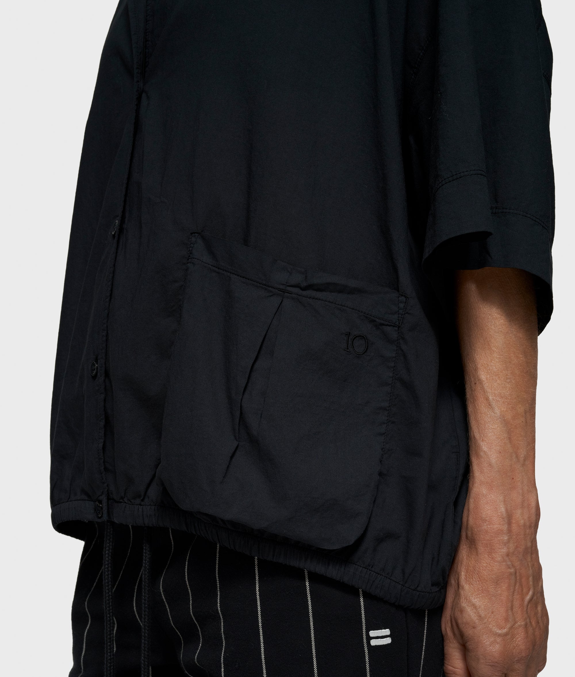 oversized blouse jacket | black - Image 4