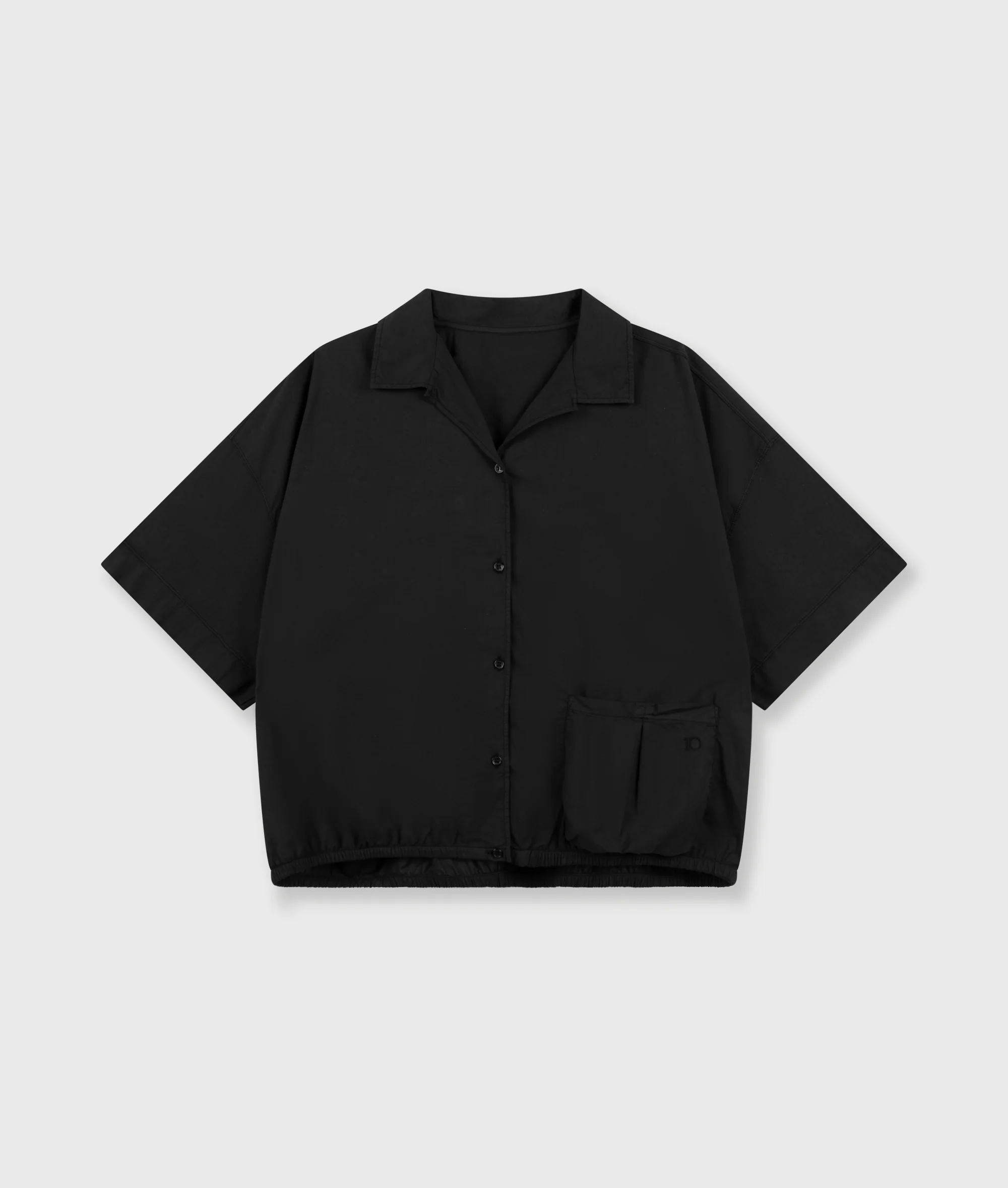 oversized blouse jacket | black - Image 5