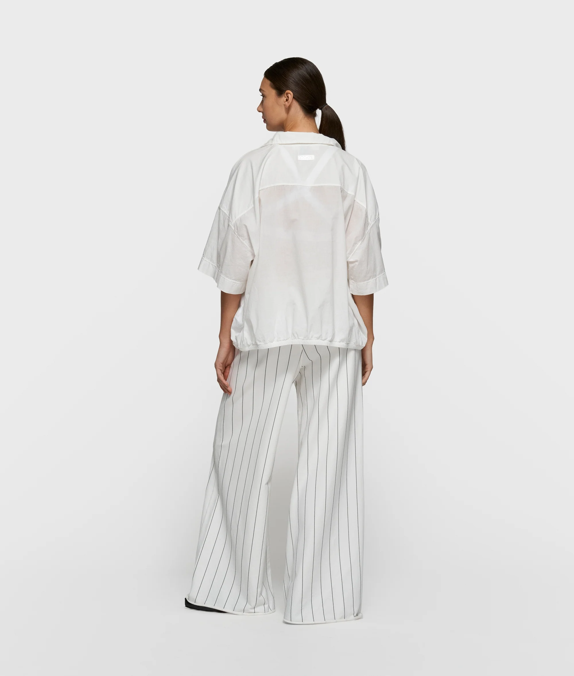 oversized blouse jacket | ecru - Image 4