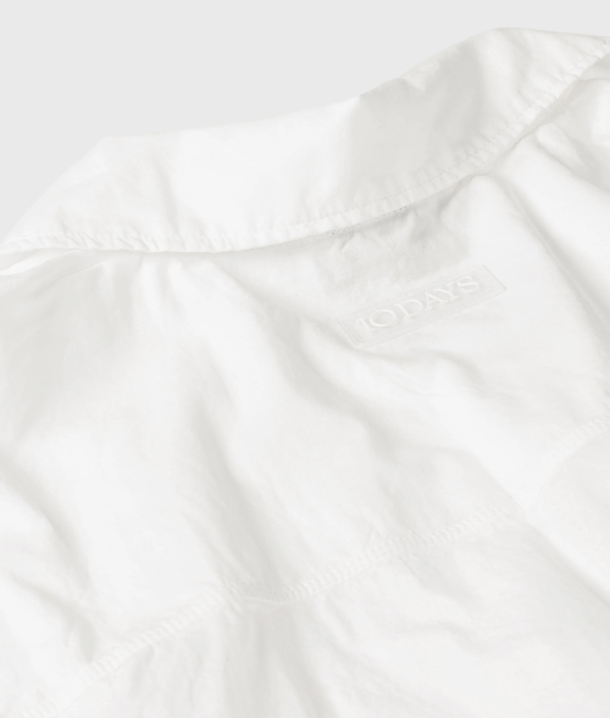 oversized blouse jacket | ecru - Image 8