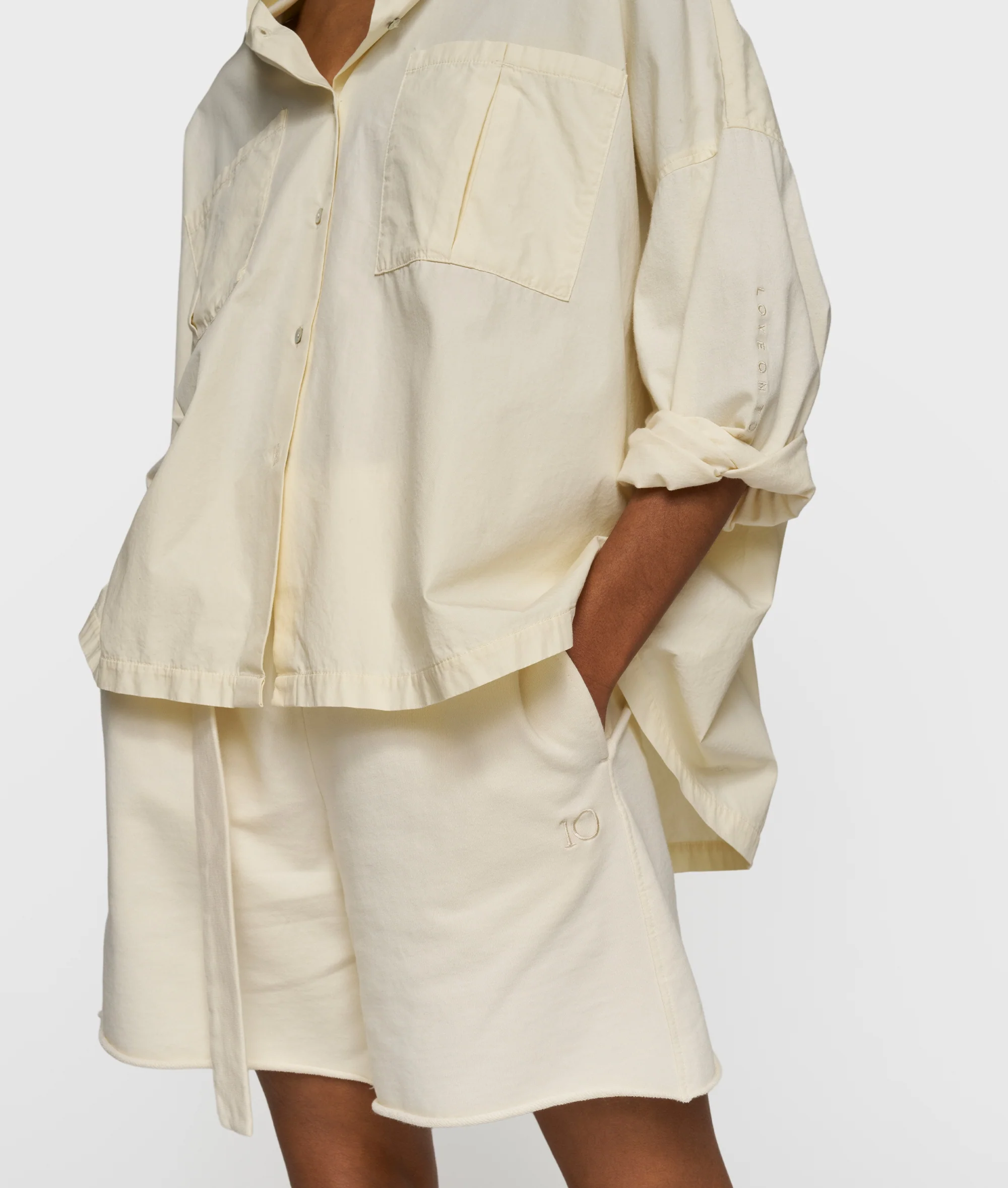 oversized shirt | soft vanilla - Image 2