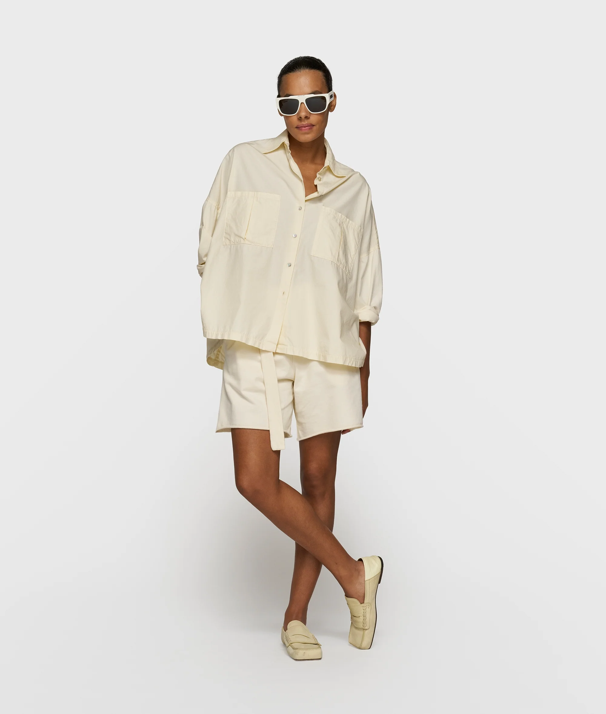 oversized shirt | soft vanilla - Image 3