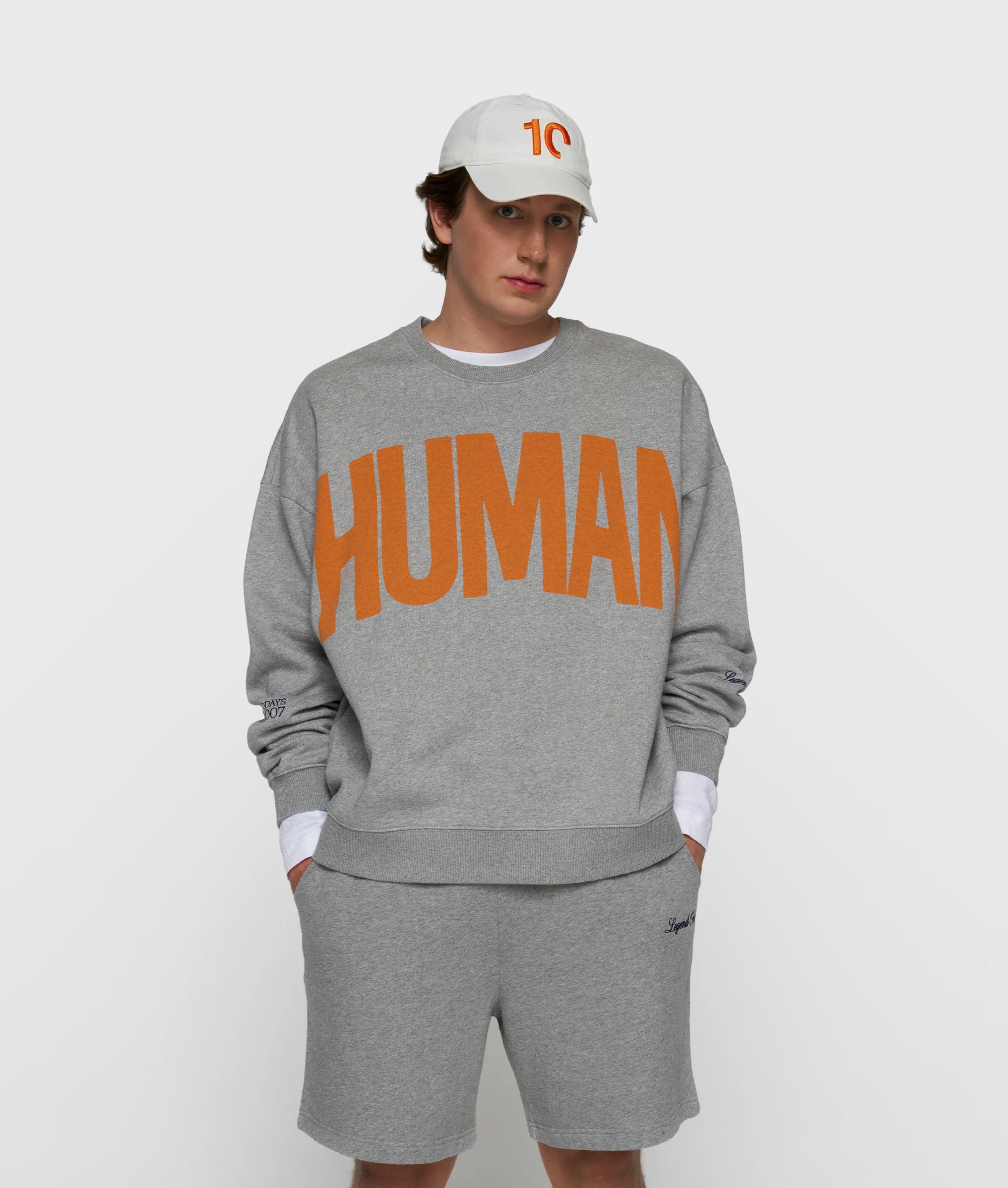 oversized sweater | light grey melee - Image 5