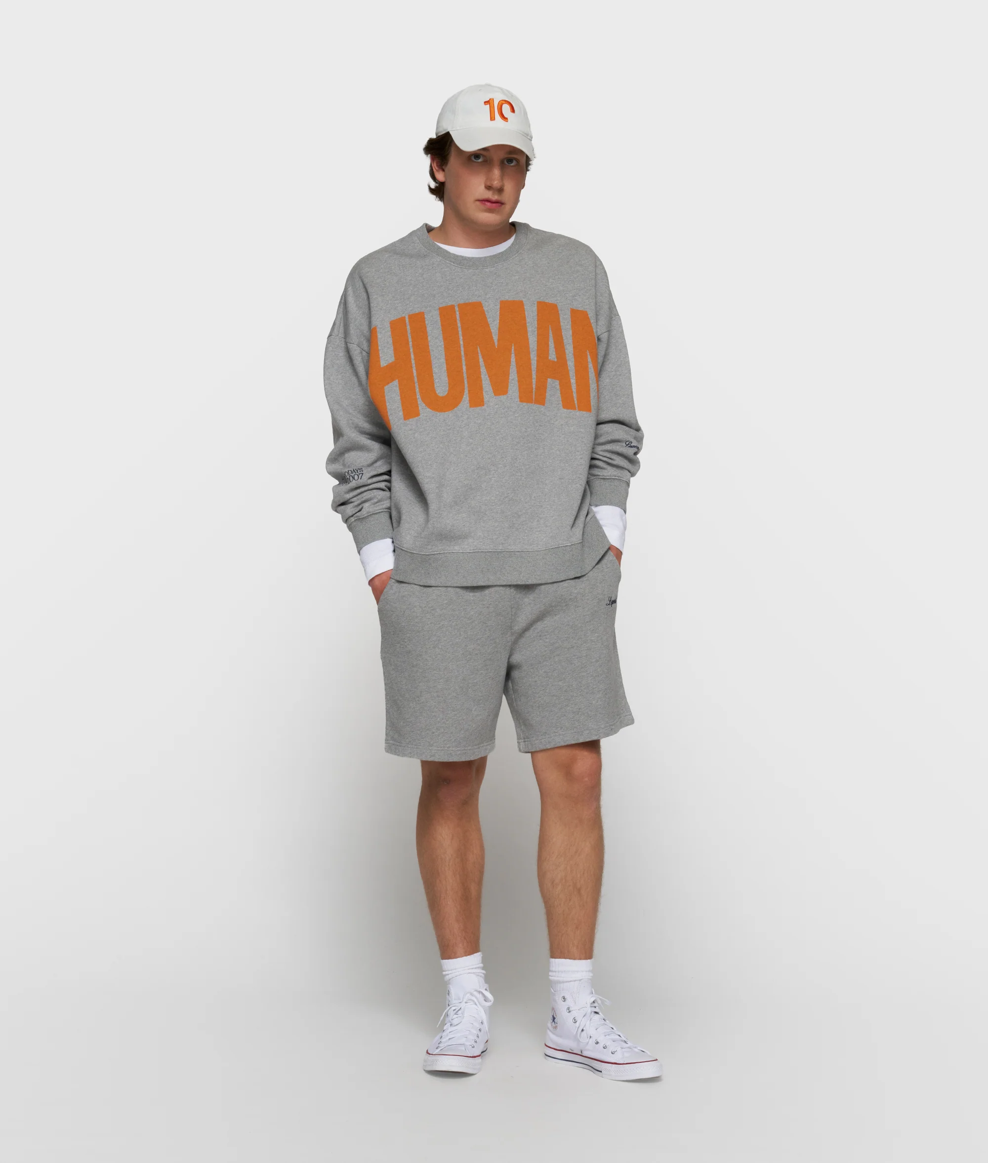 oversized sweater | light grey melee - Image 6