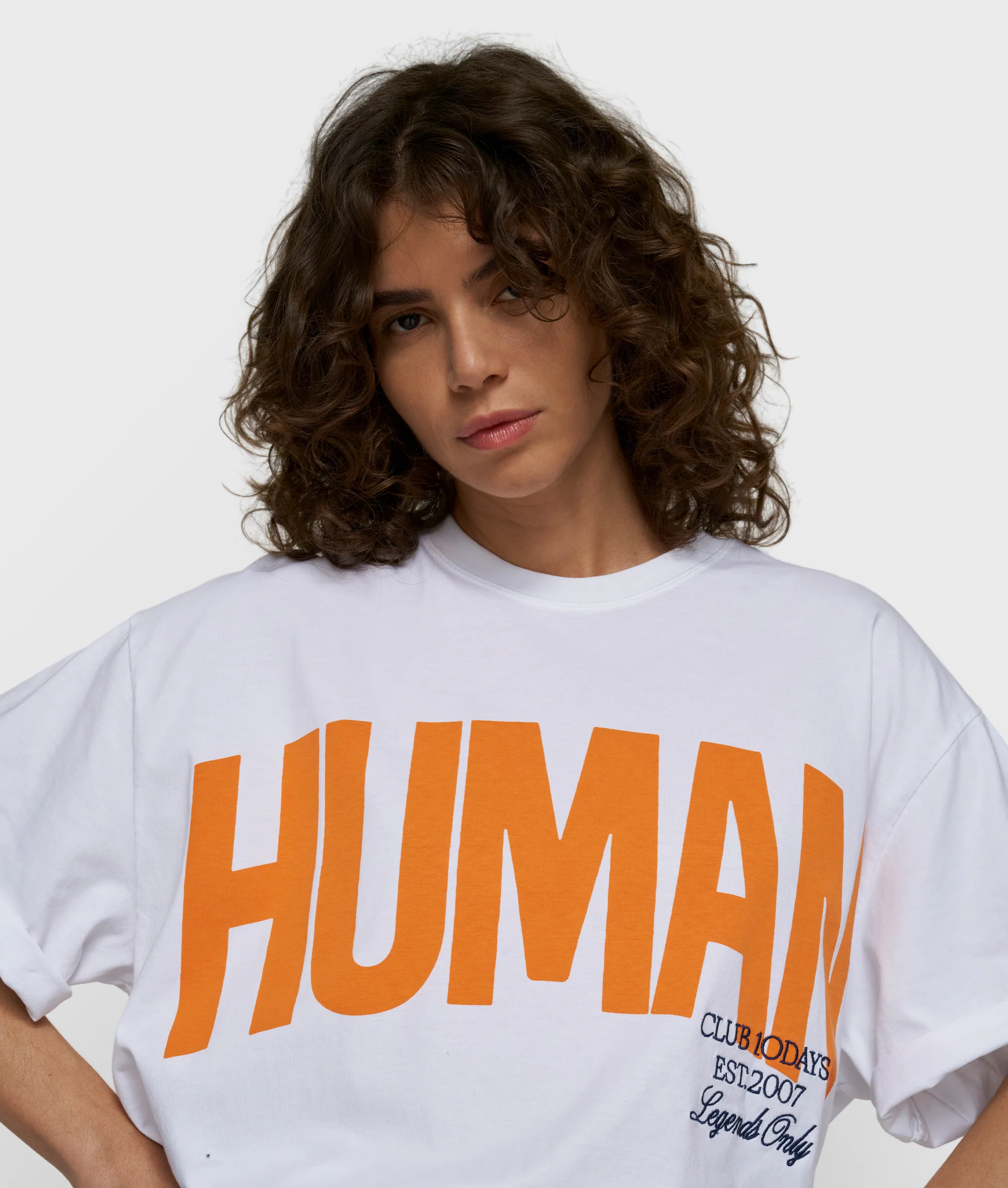 oversized tee | white - Image 2