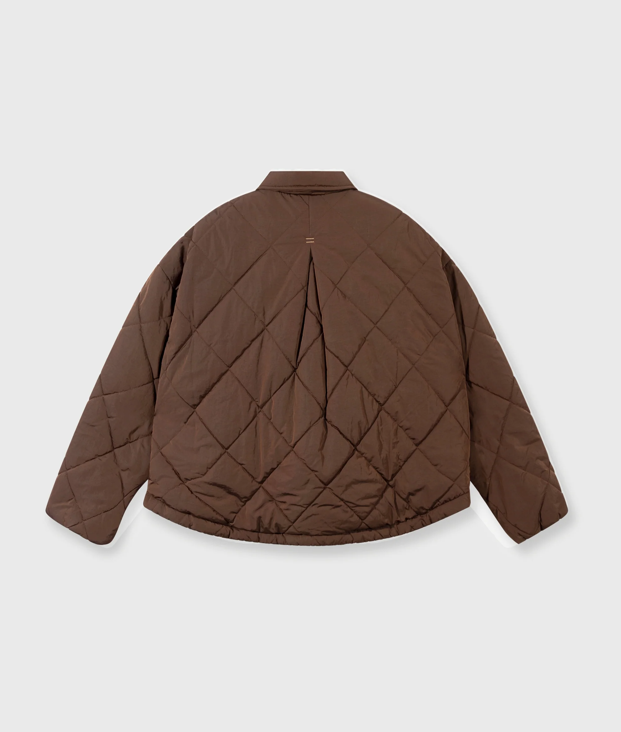 padded jacket | dark truffle - Image 8