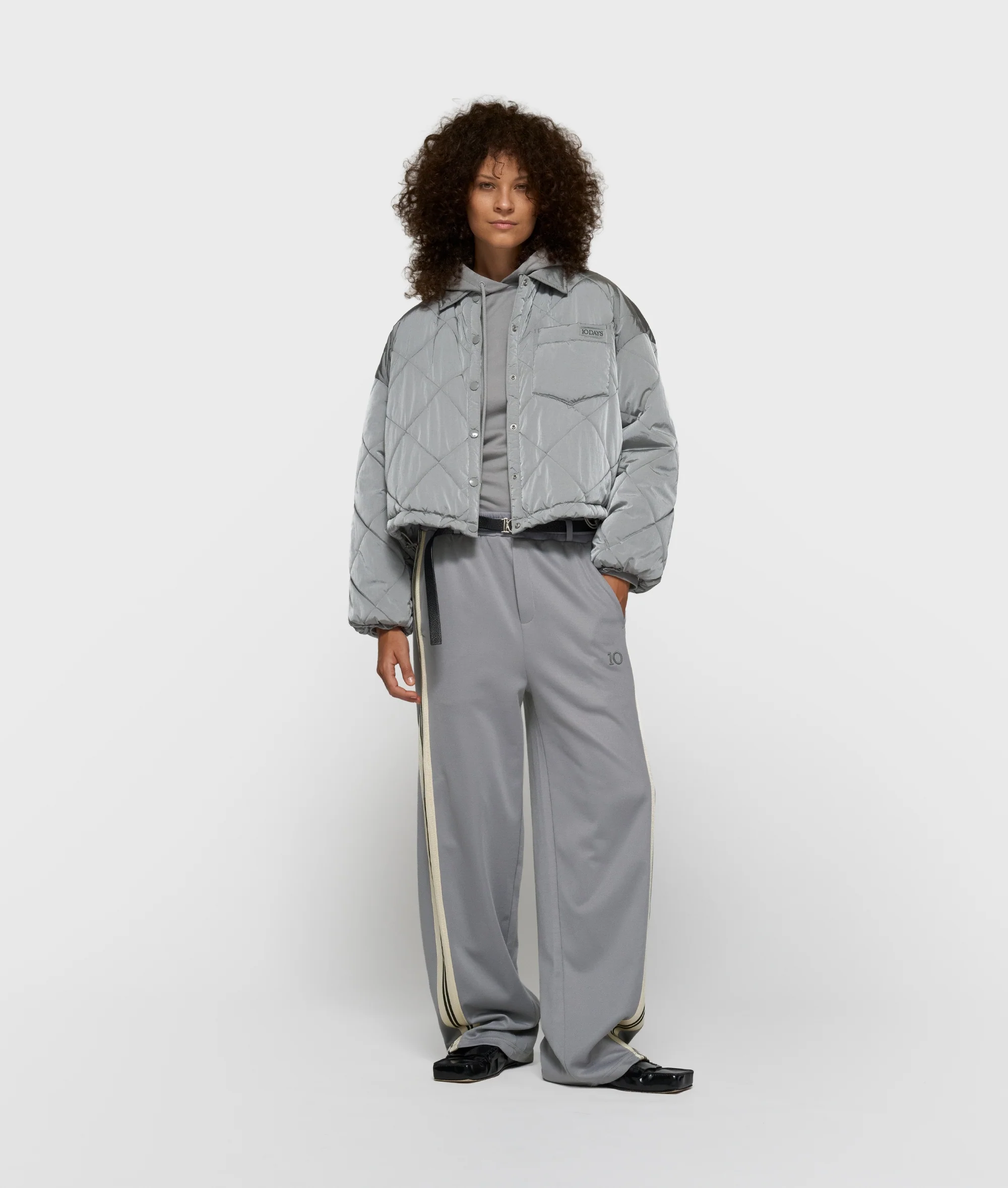 padded jacket | light graphite - Image 3