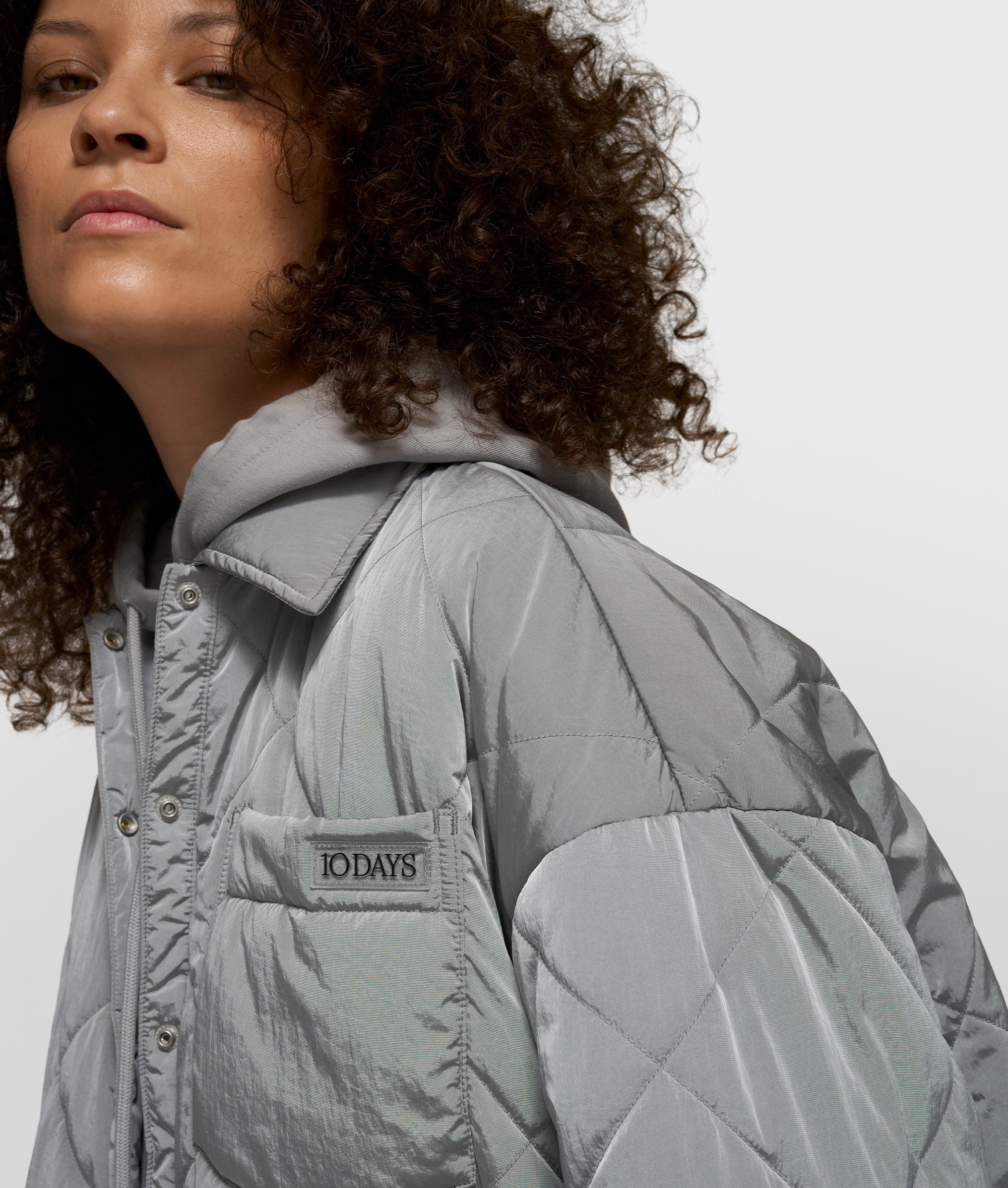 padded jacket | light graphite - Image 5