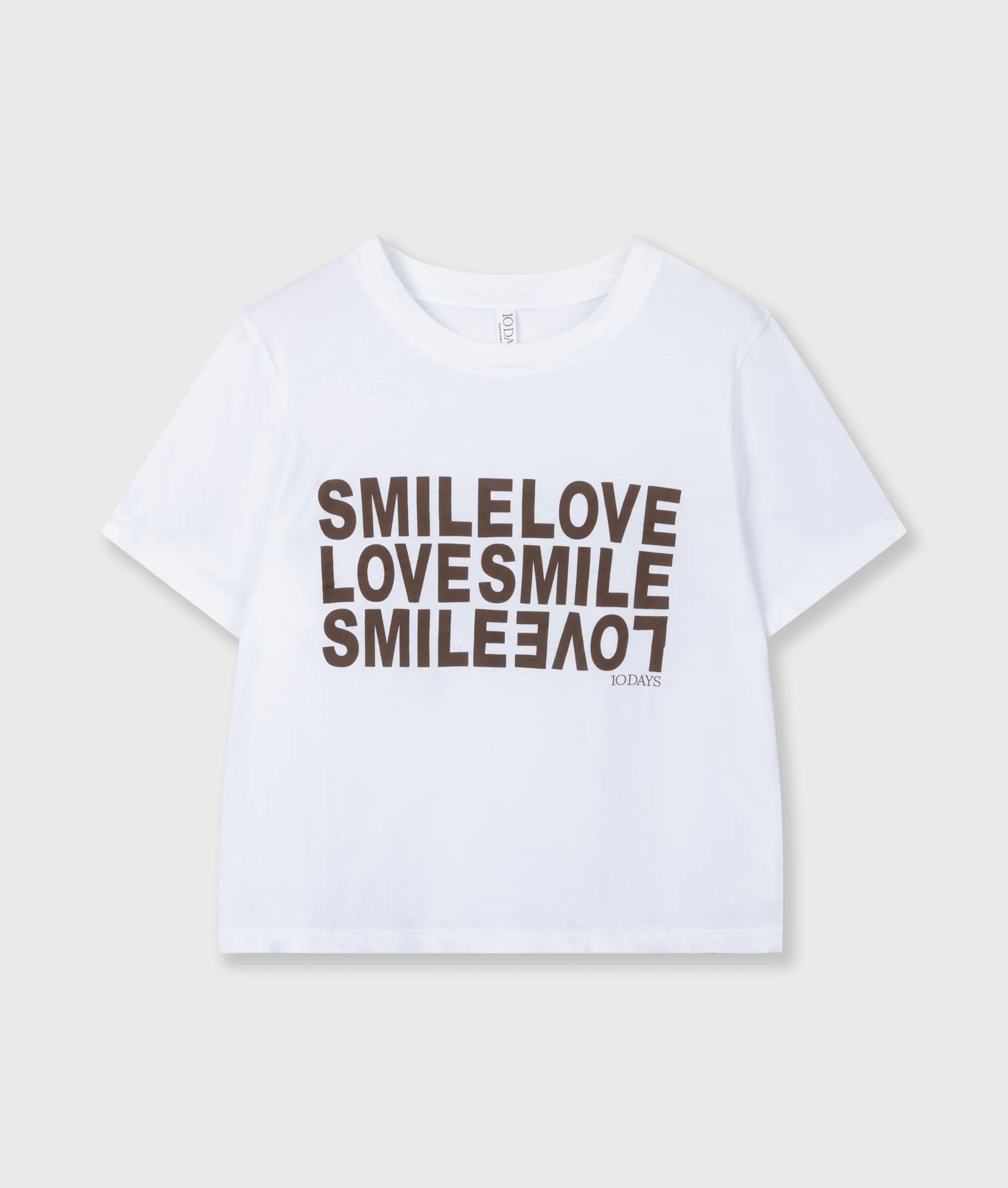 petit smile love tee | white - Image 5