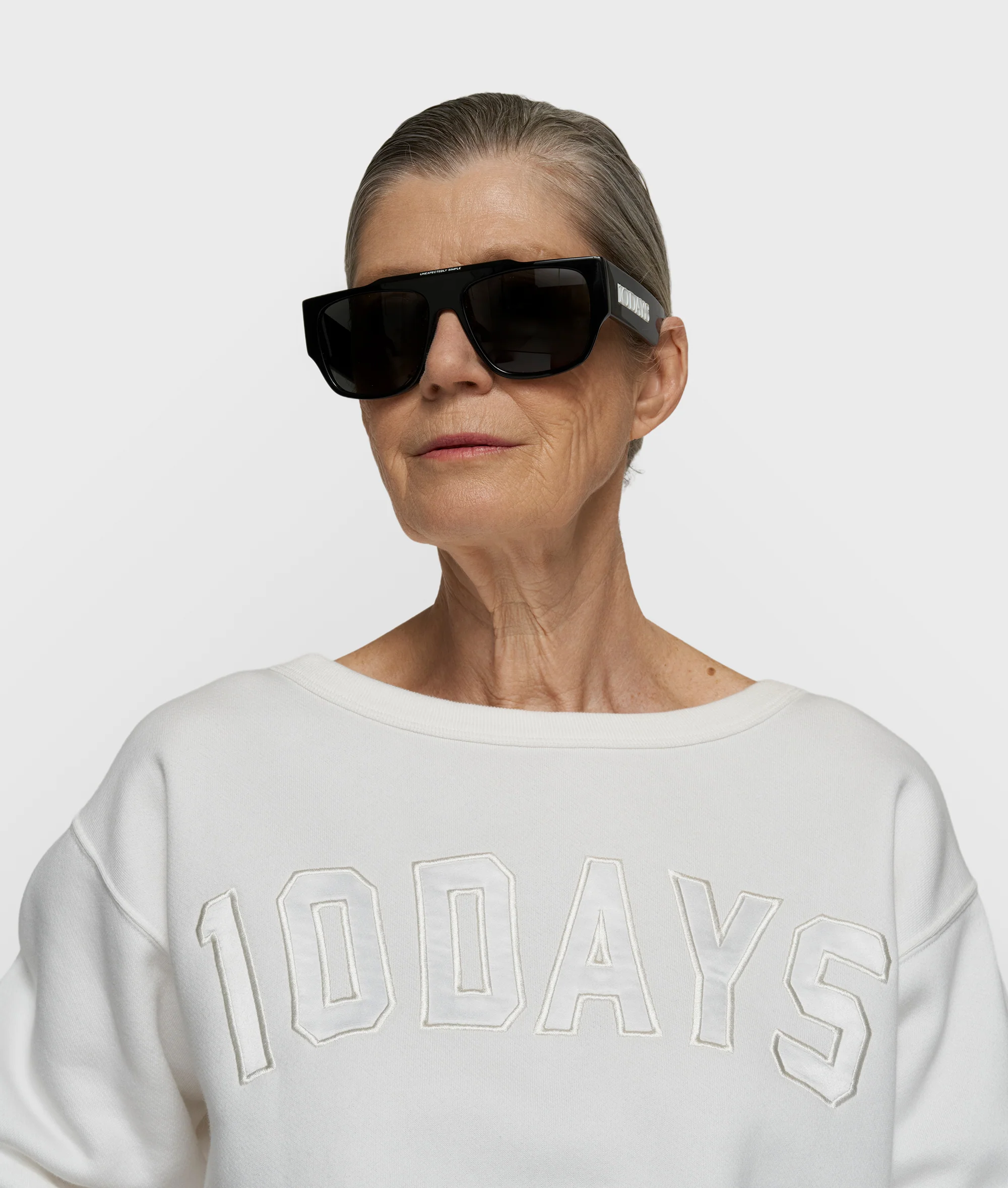 petite statement sweater | ecru - Image 2