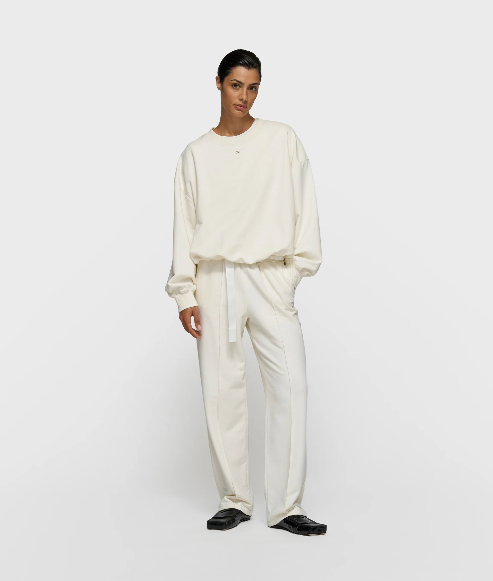 pleated sweater curly 10 | pearl - Image 3