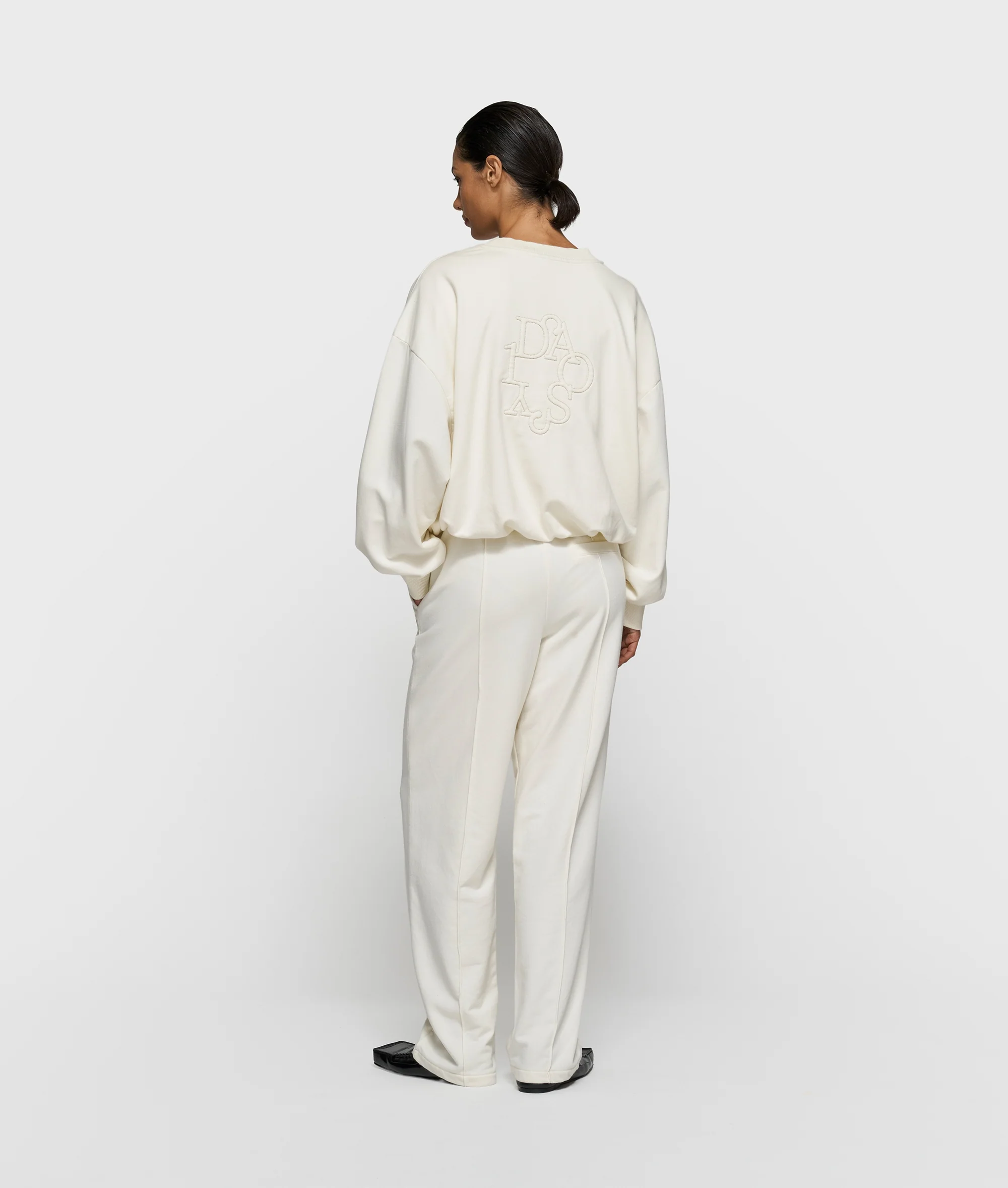 pleated sweater curly 10 | pearl - Image 4