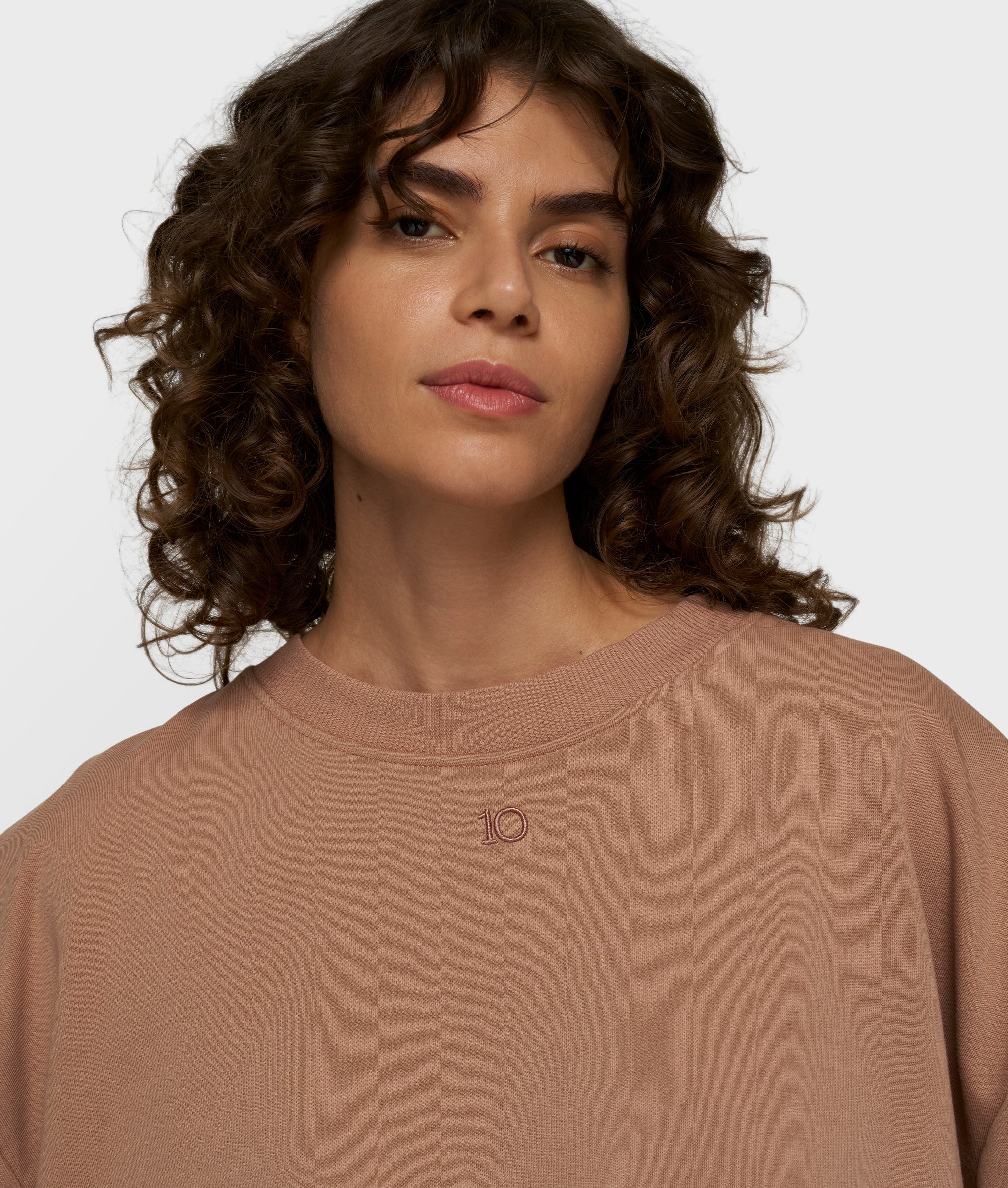 pleated sweater | light fudge - Image 2