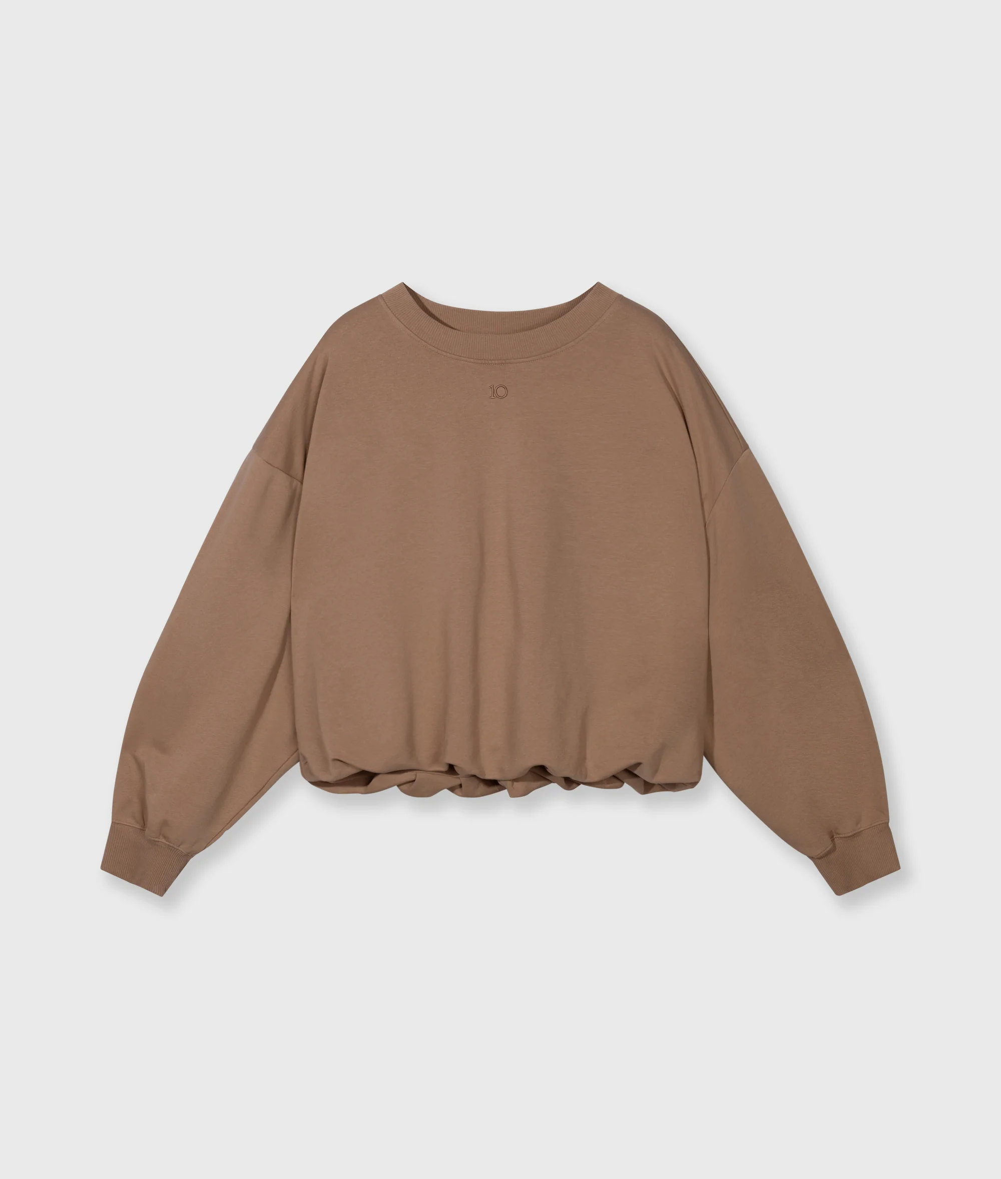 pleated sweater | light fudge - Image 7