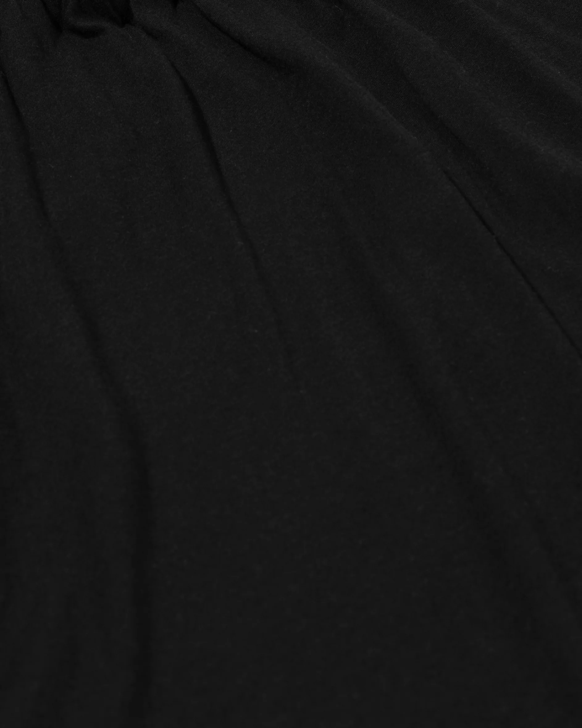 pleated top jersey | black - Image 7