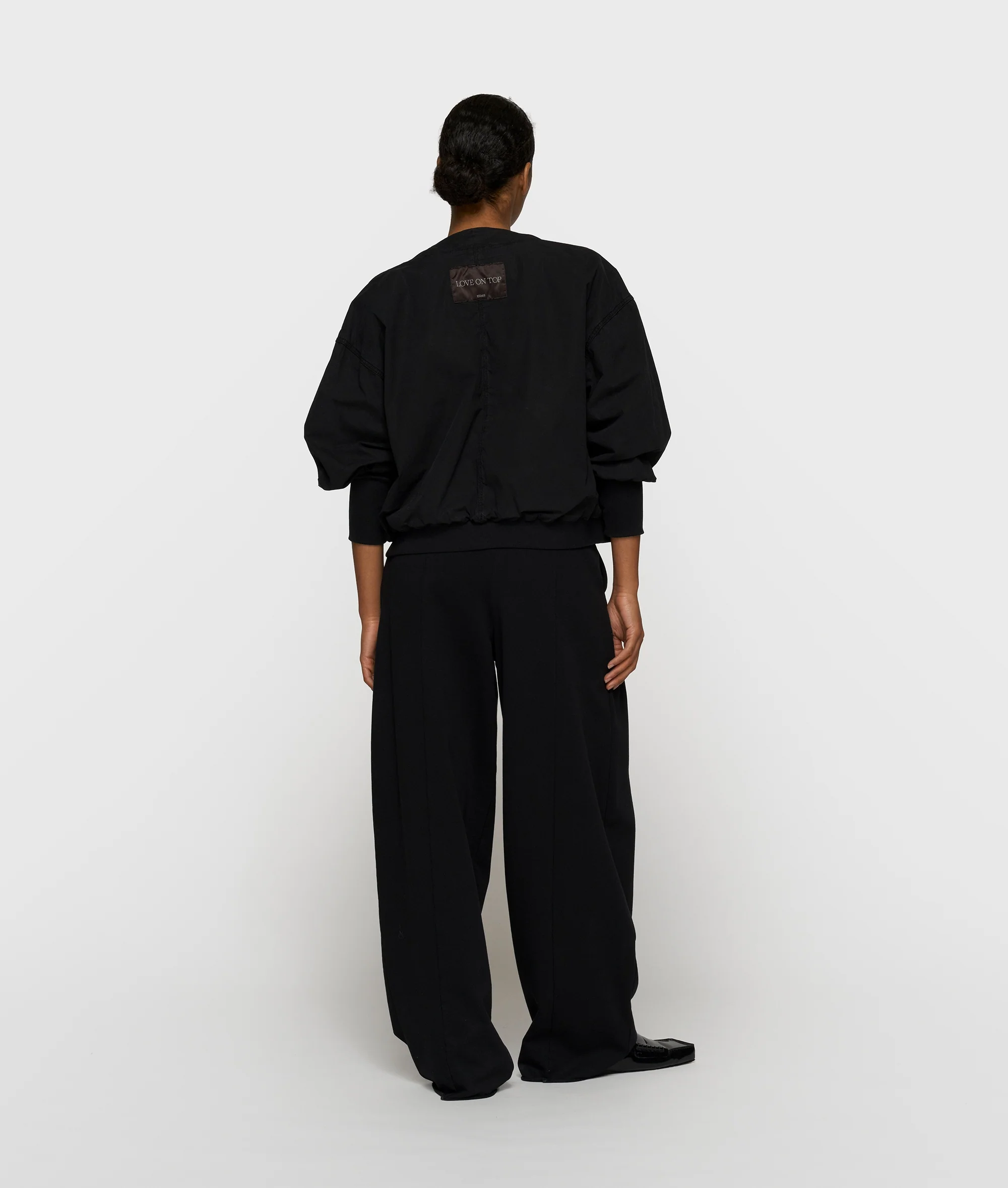 poplin bomber | black - Image 4