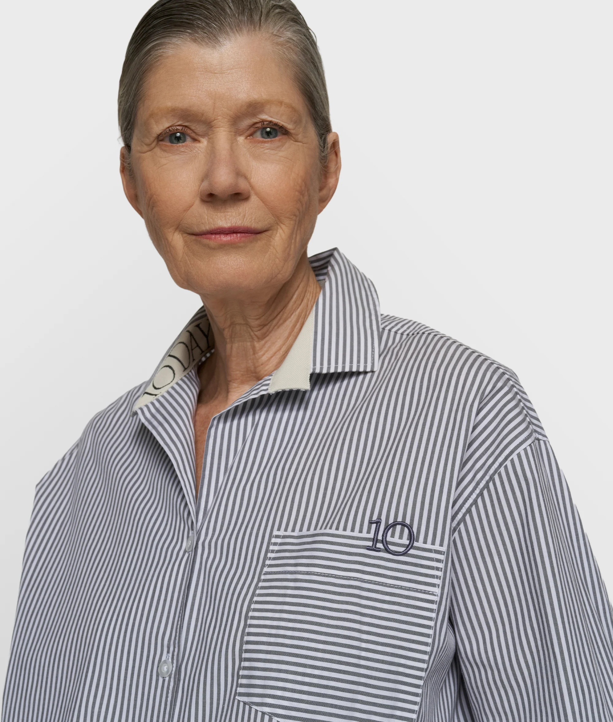 shirt stripes | white/steel blue - Image 2