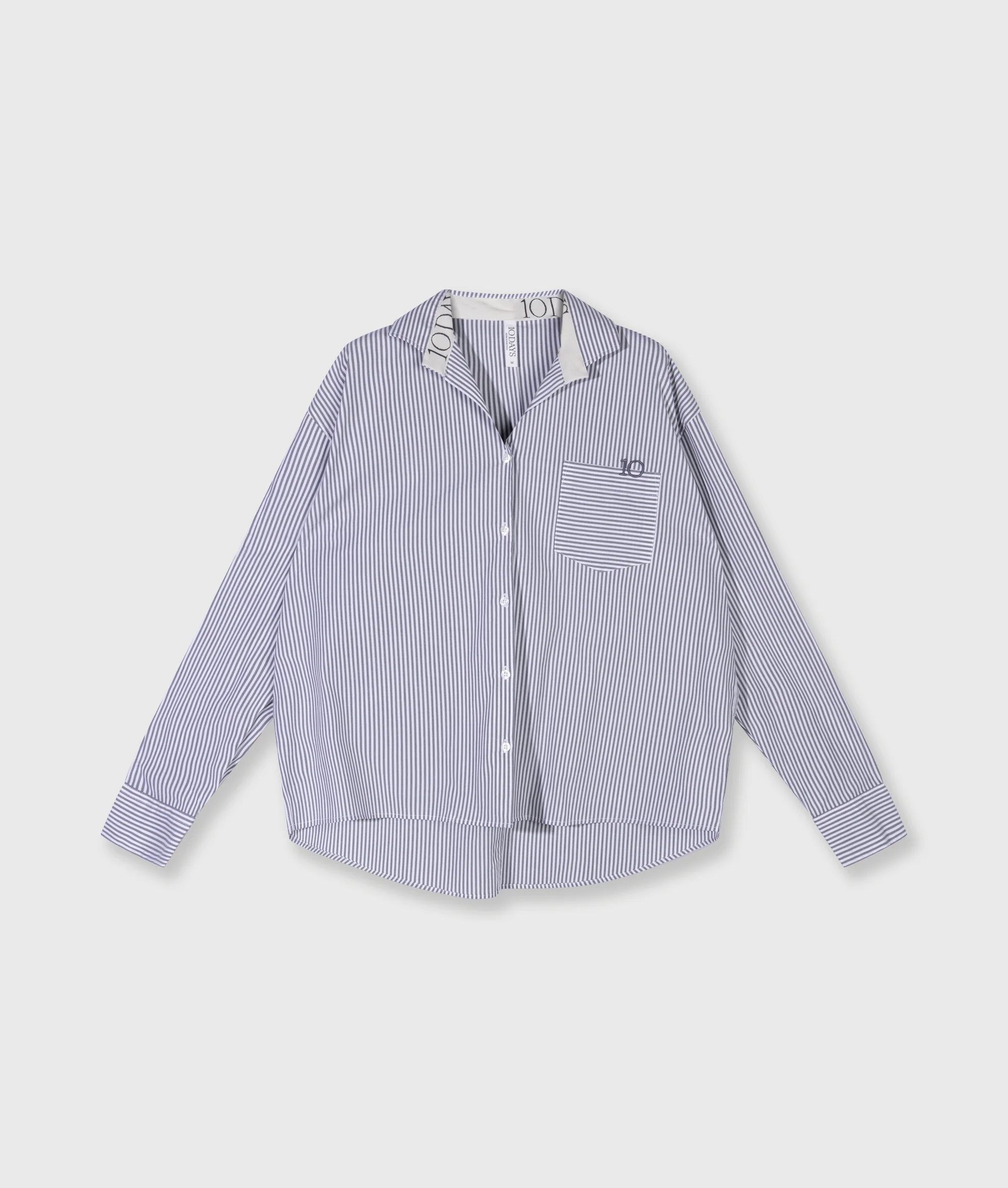 shirt stripes | white/steel blue - Image 5