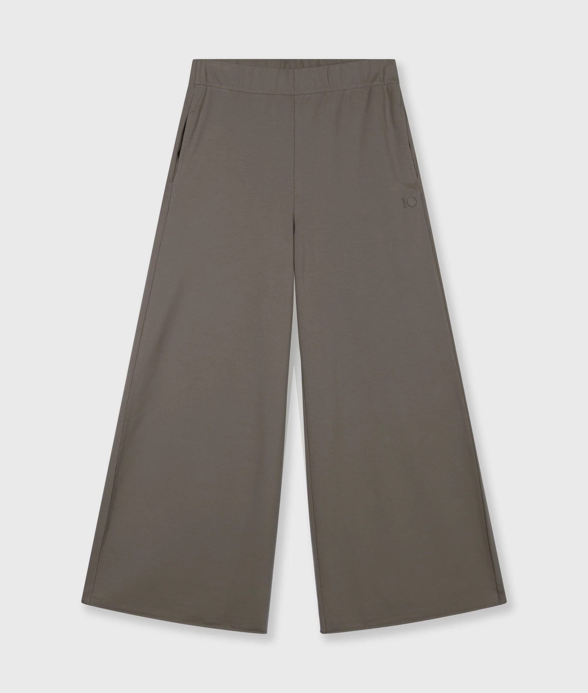silent chique wide jogger | dark fog - Image 5