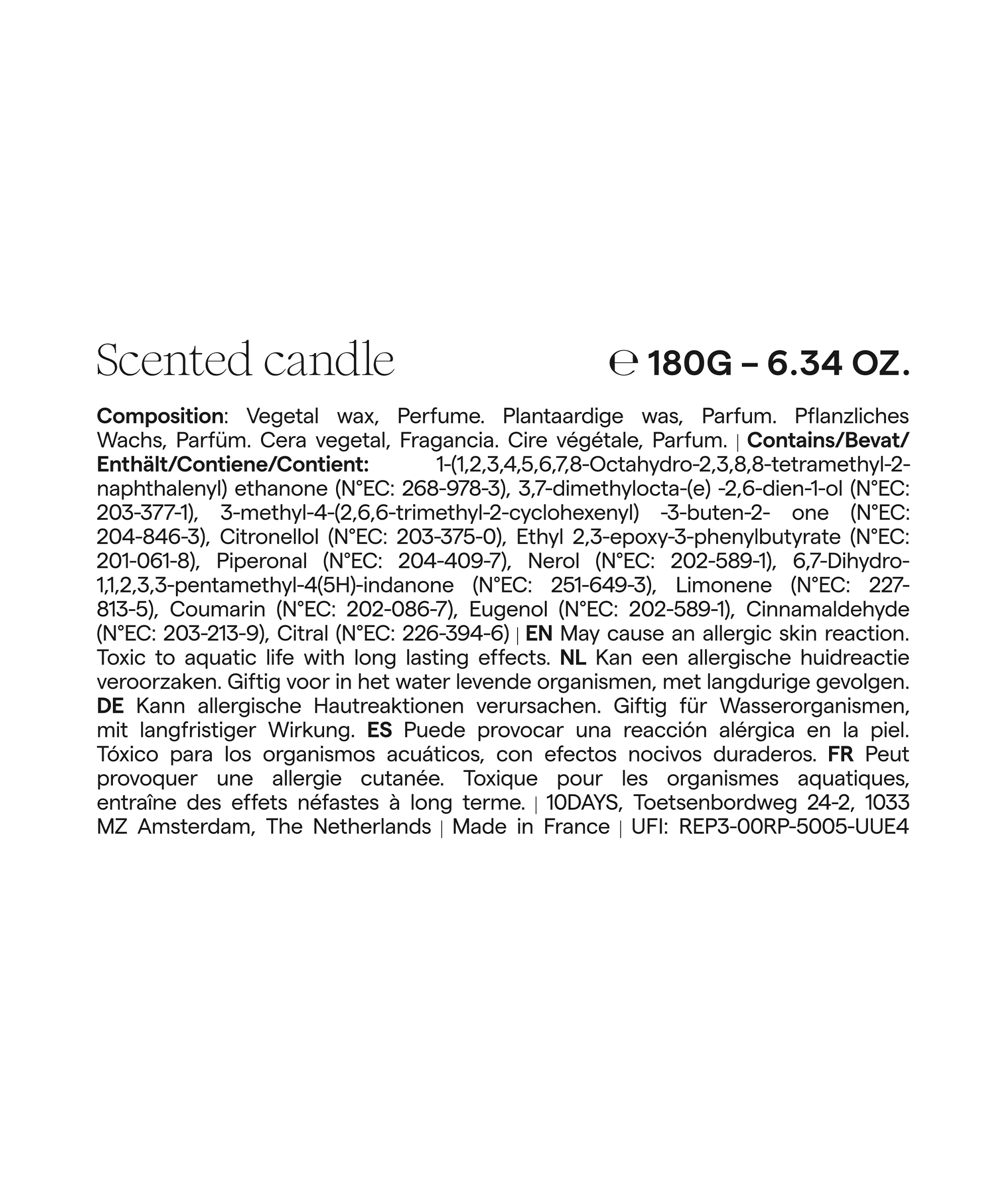 simple scented candle | multicolor - Image 6