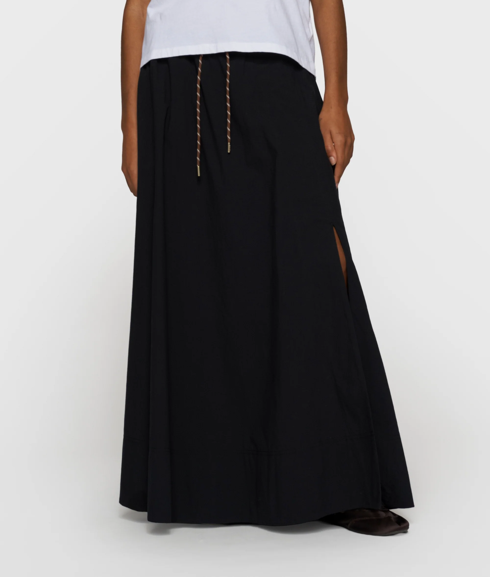 skirt poplin | black - Image 2