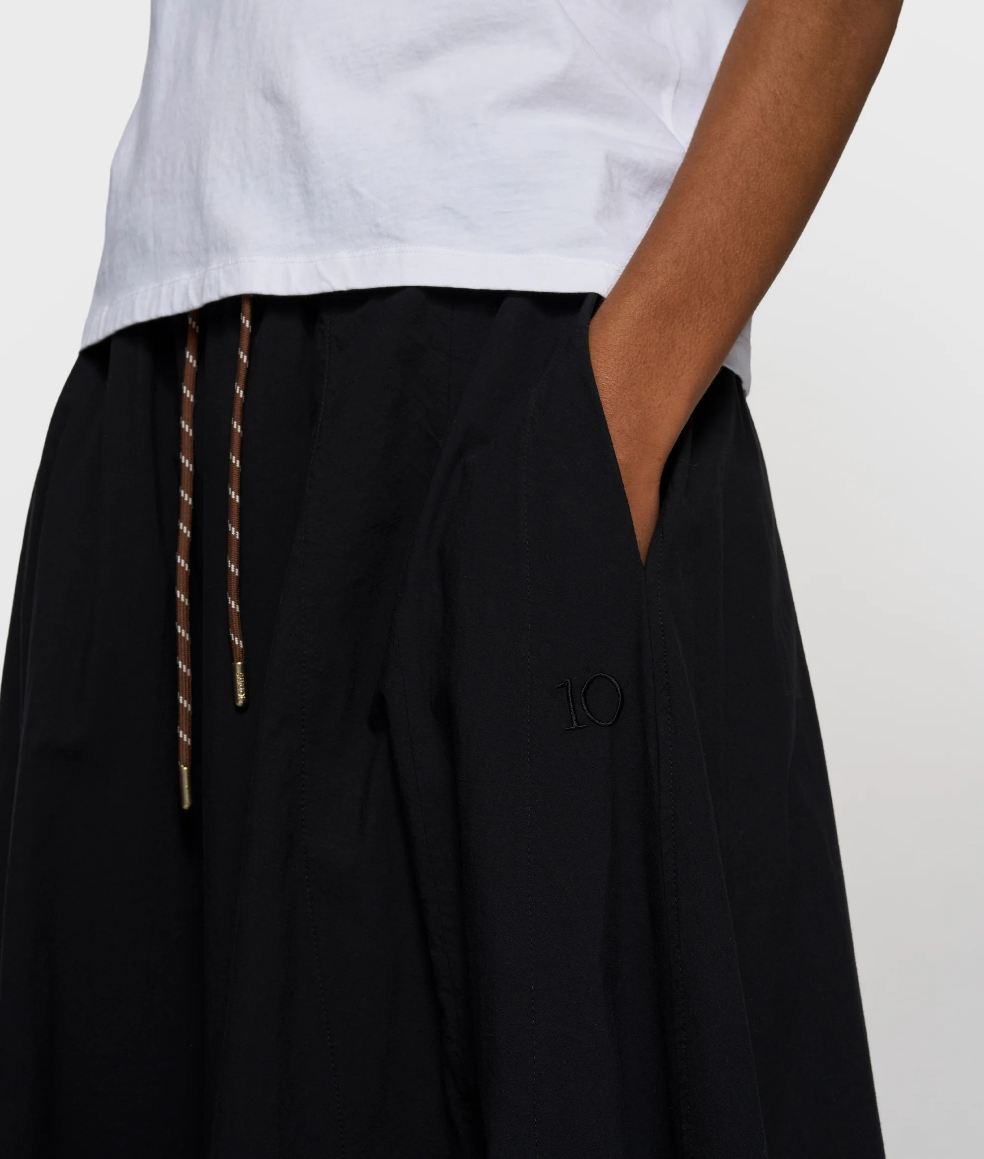 skirt poplin | black - Image 5
