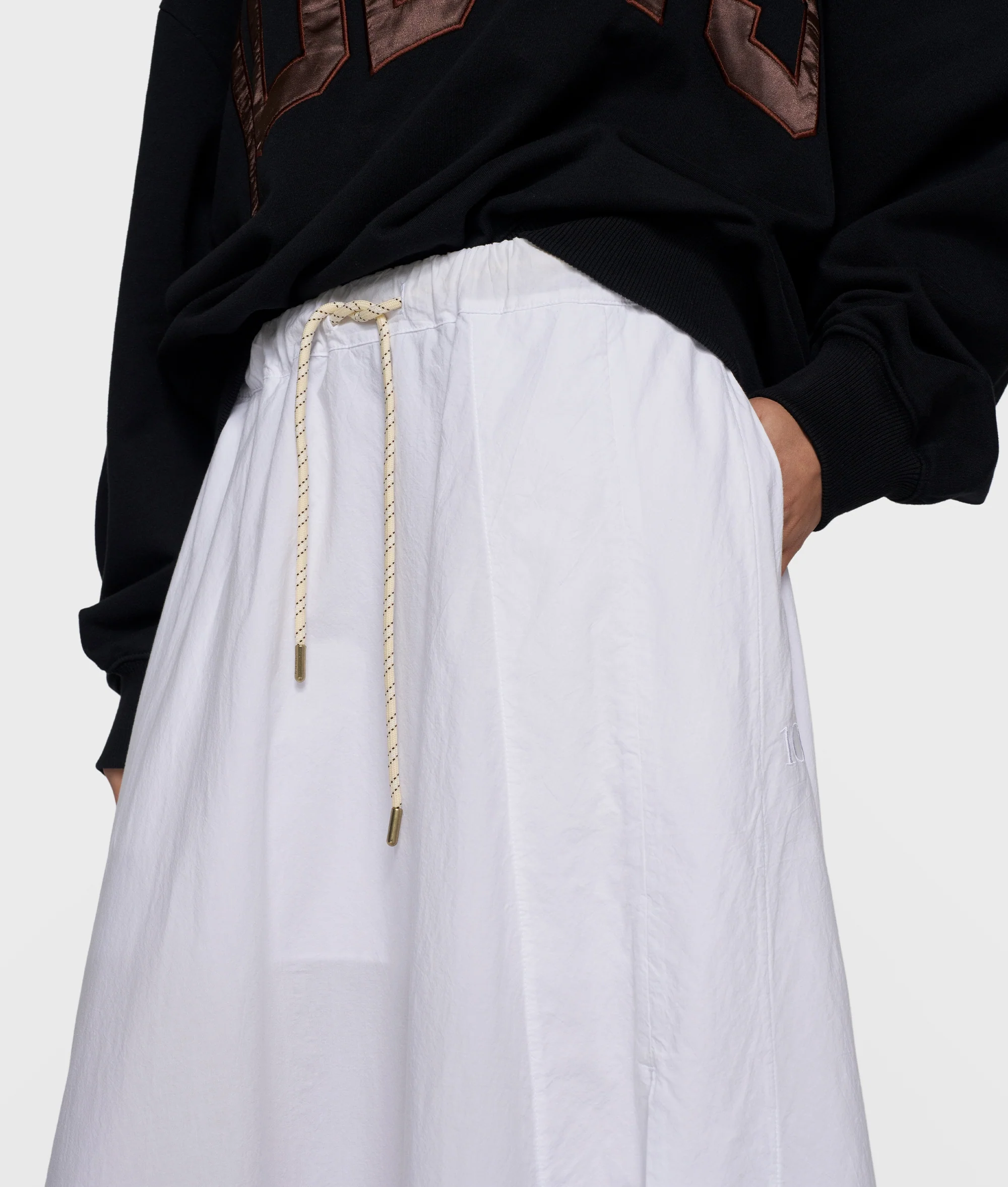 skirt poplin | white - Image 4