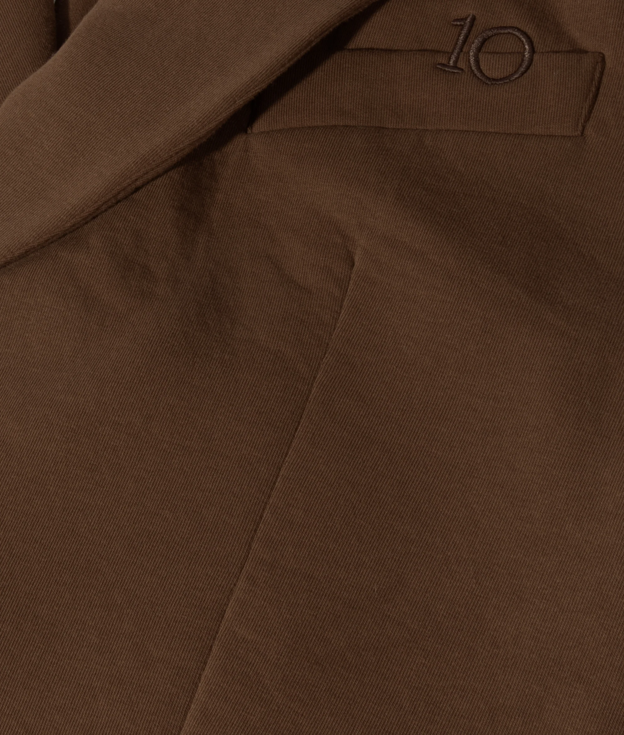 sleeveless blazer | dark truffle - Image 8