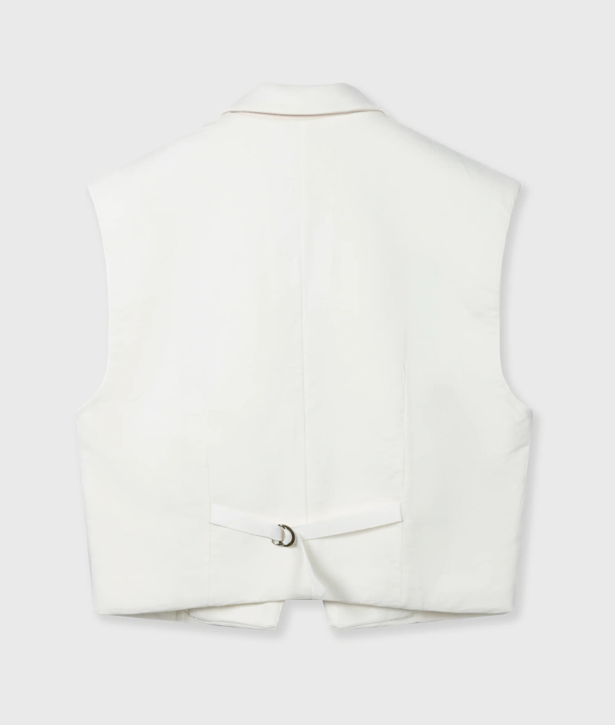 sleeveless blazer | pearl - Image 7