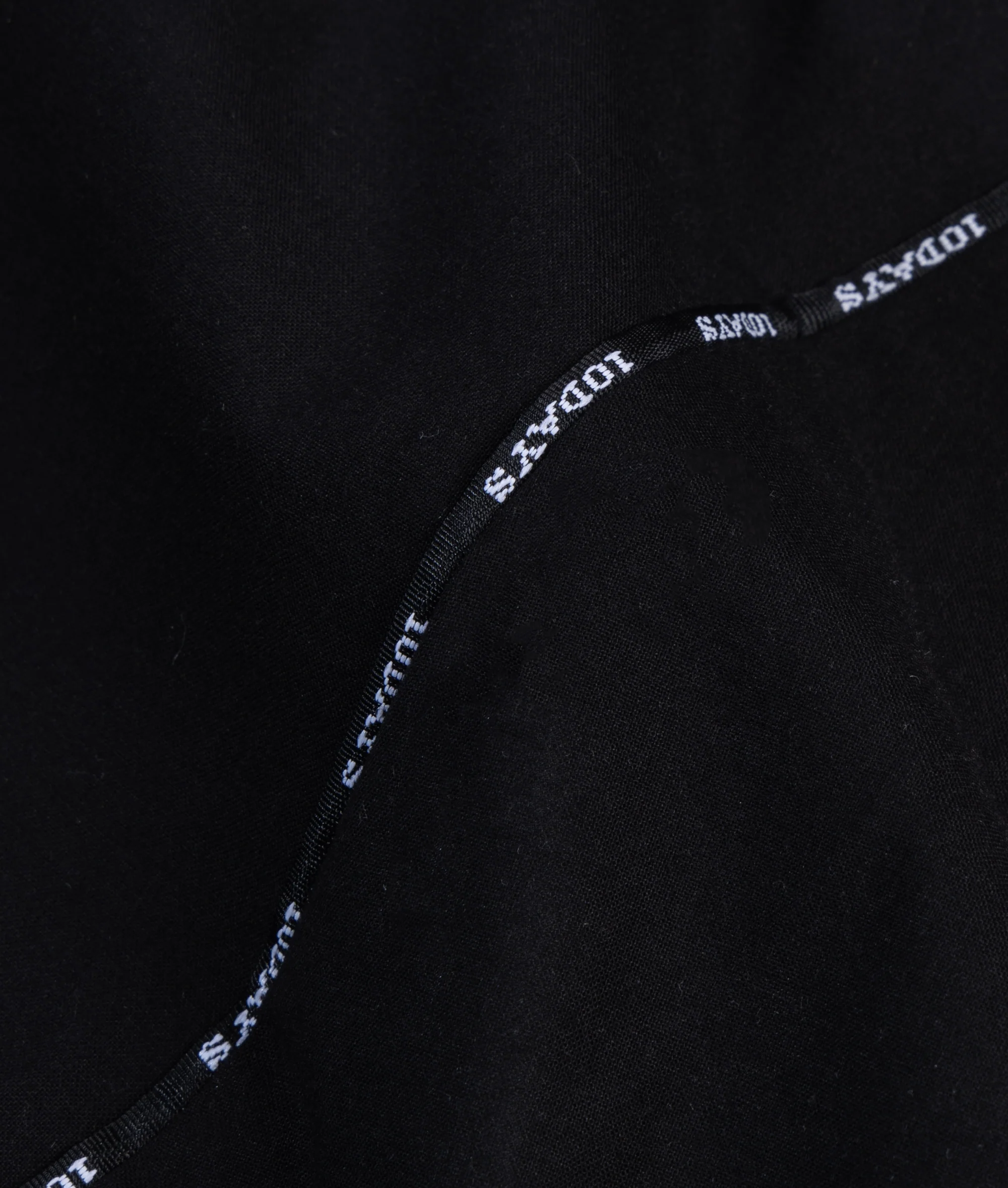 short sleeve dress voile | black - Image 11