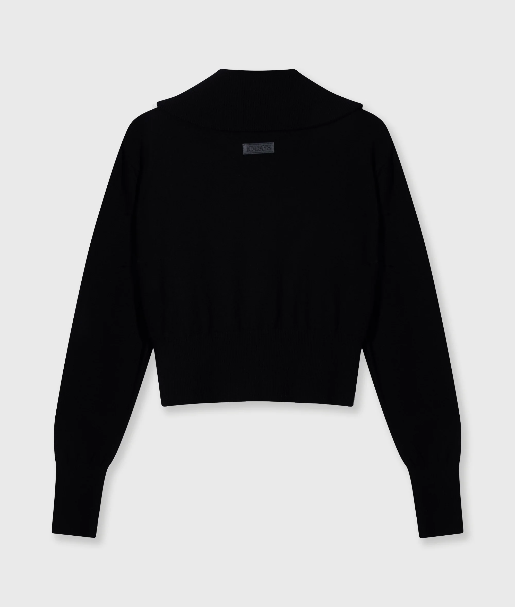slim knit cardigan | black - Image 6