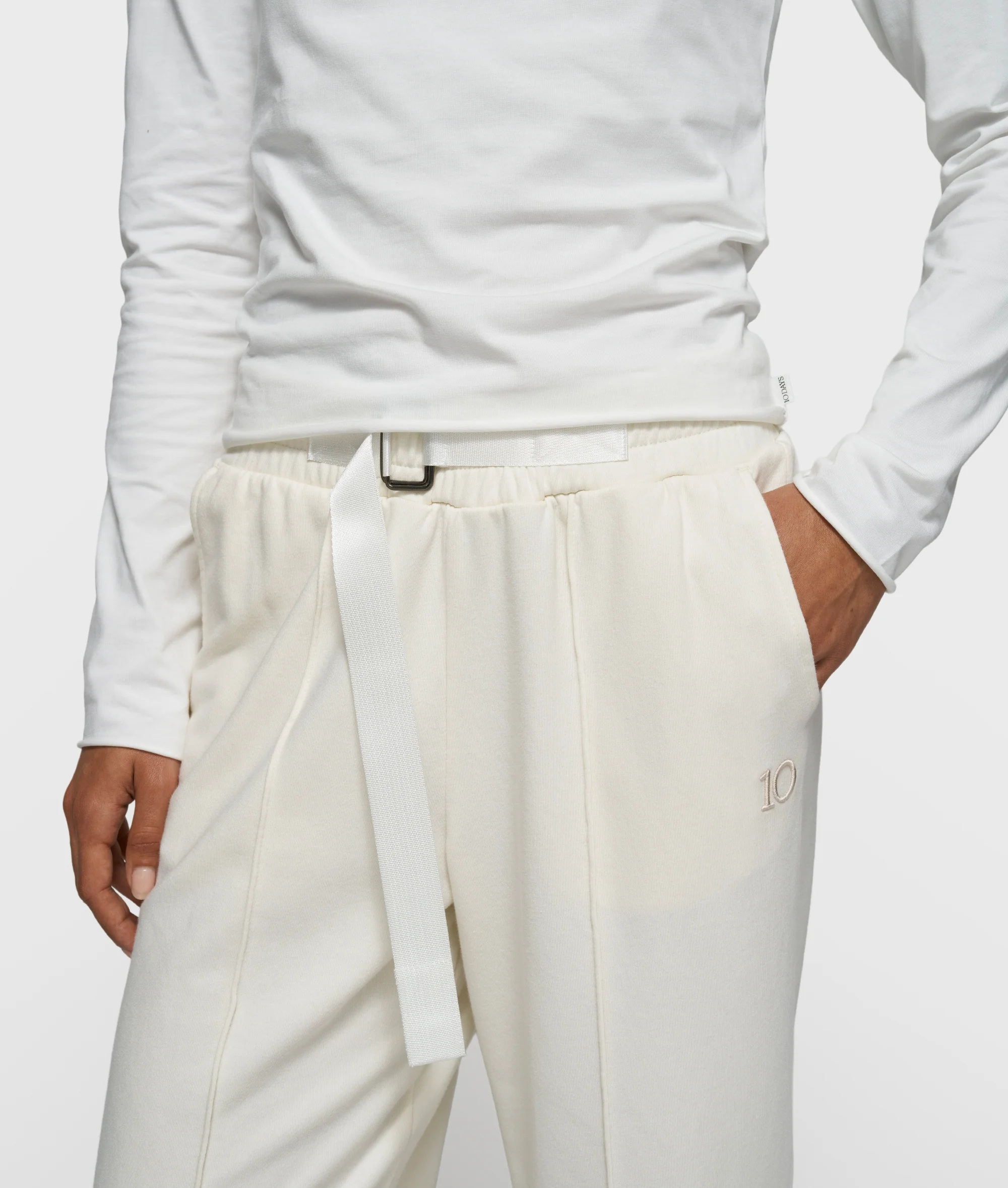 slim long sleeve tee | ecru - Image 5