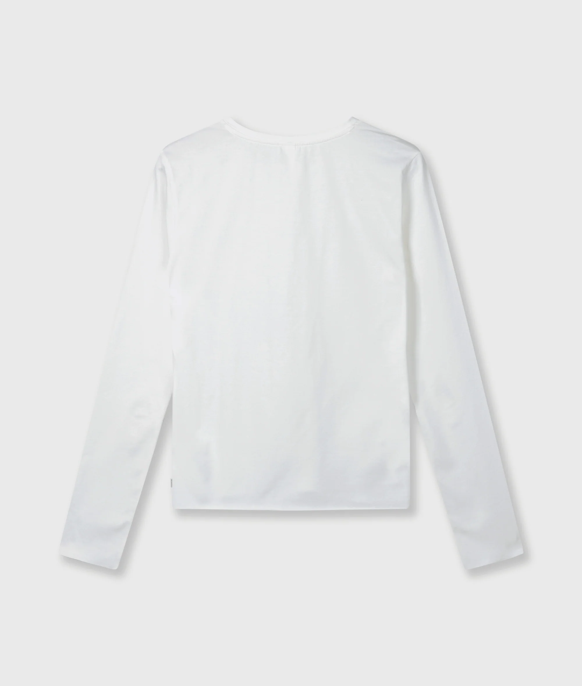 slim long sleeve tee | ecru - Image 7