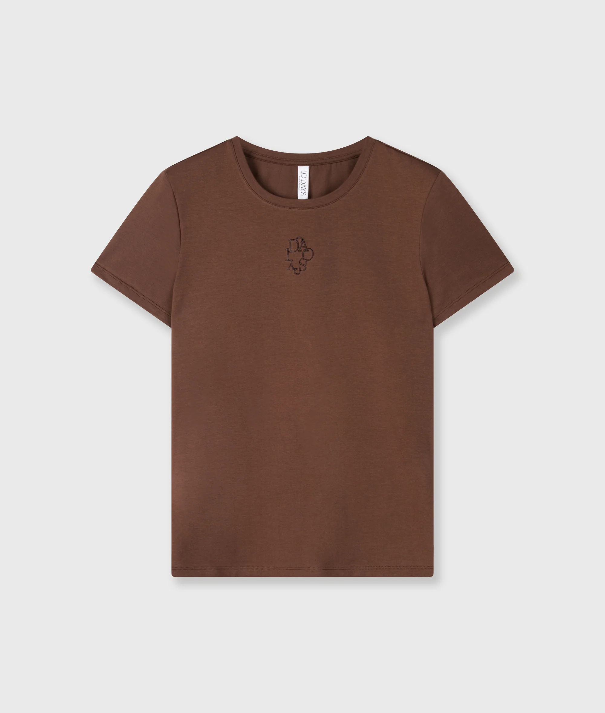 slim short sleeve tee | dark truffle - Image 5