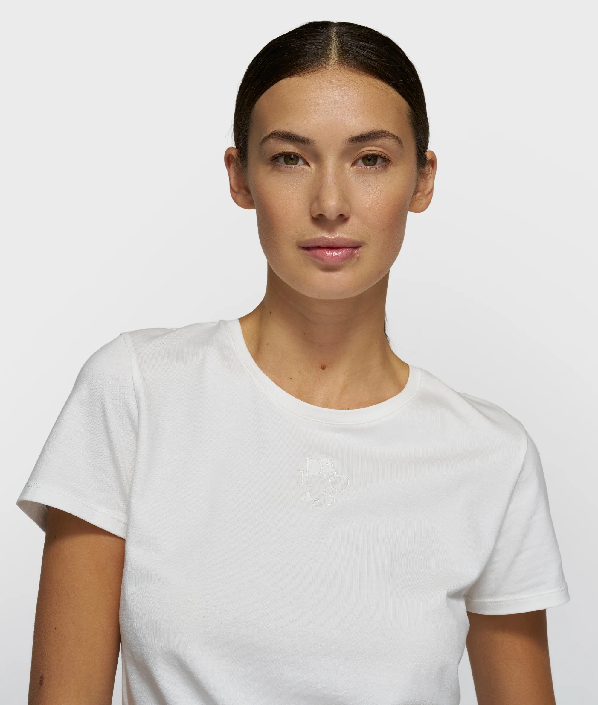 slim short sleeve tee | ecru - Image 2