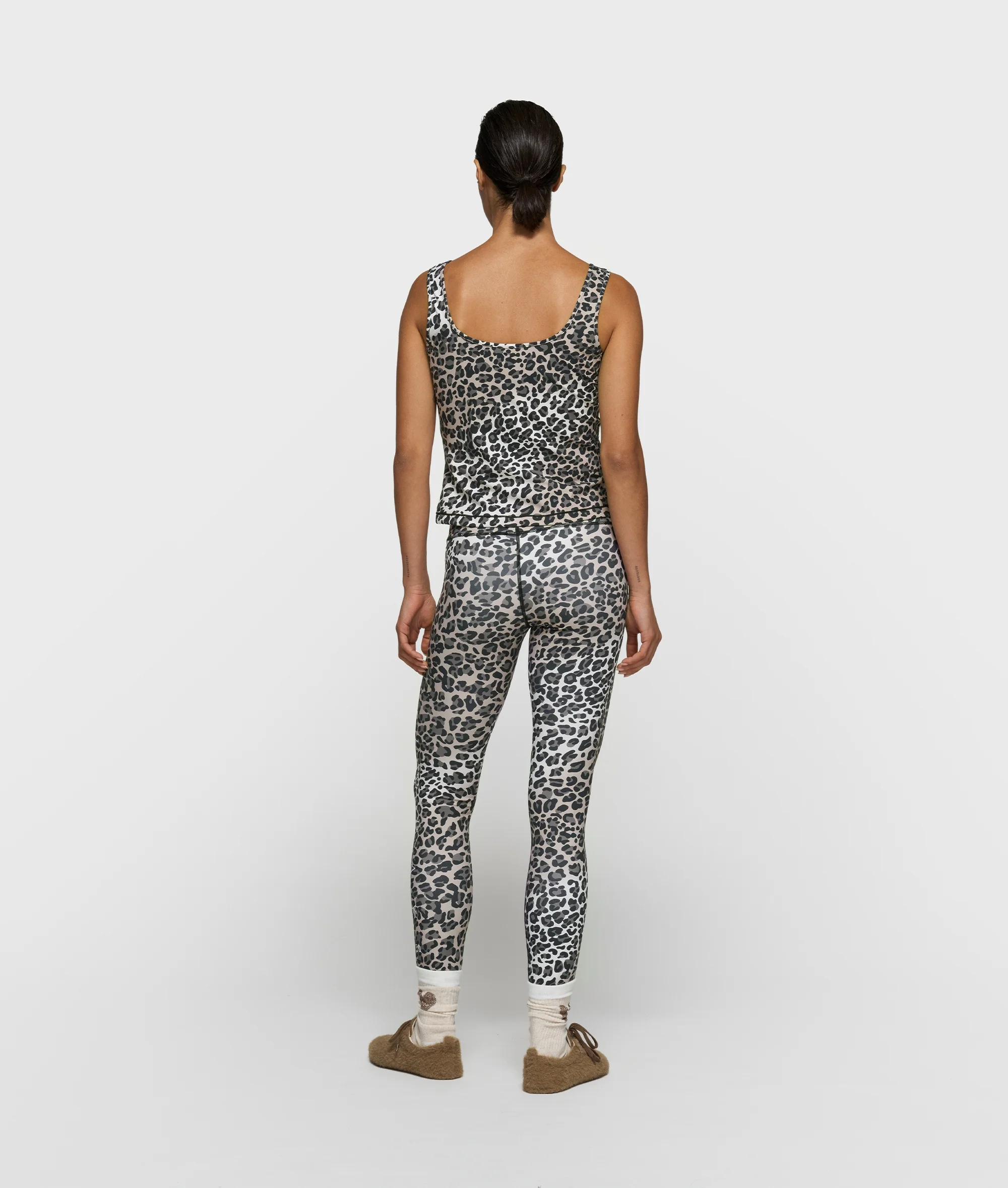 slimfit tanktop leopard | ecru - Image 4