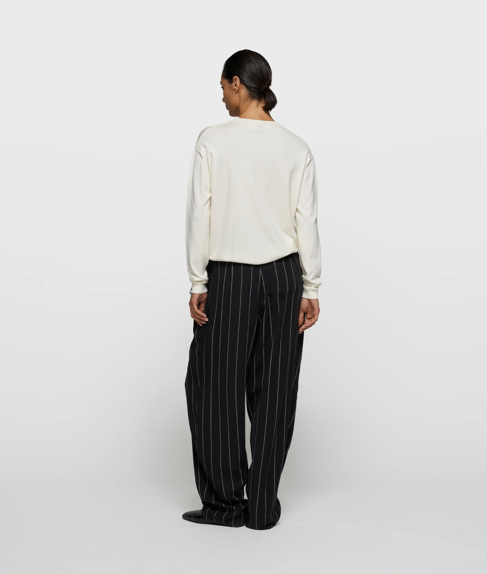 smile love knit sweater | ecru - Image 4