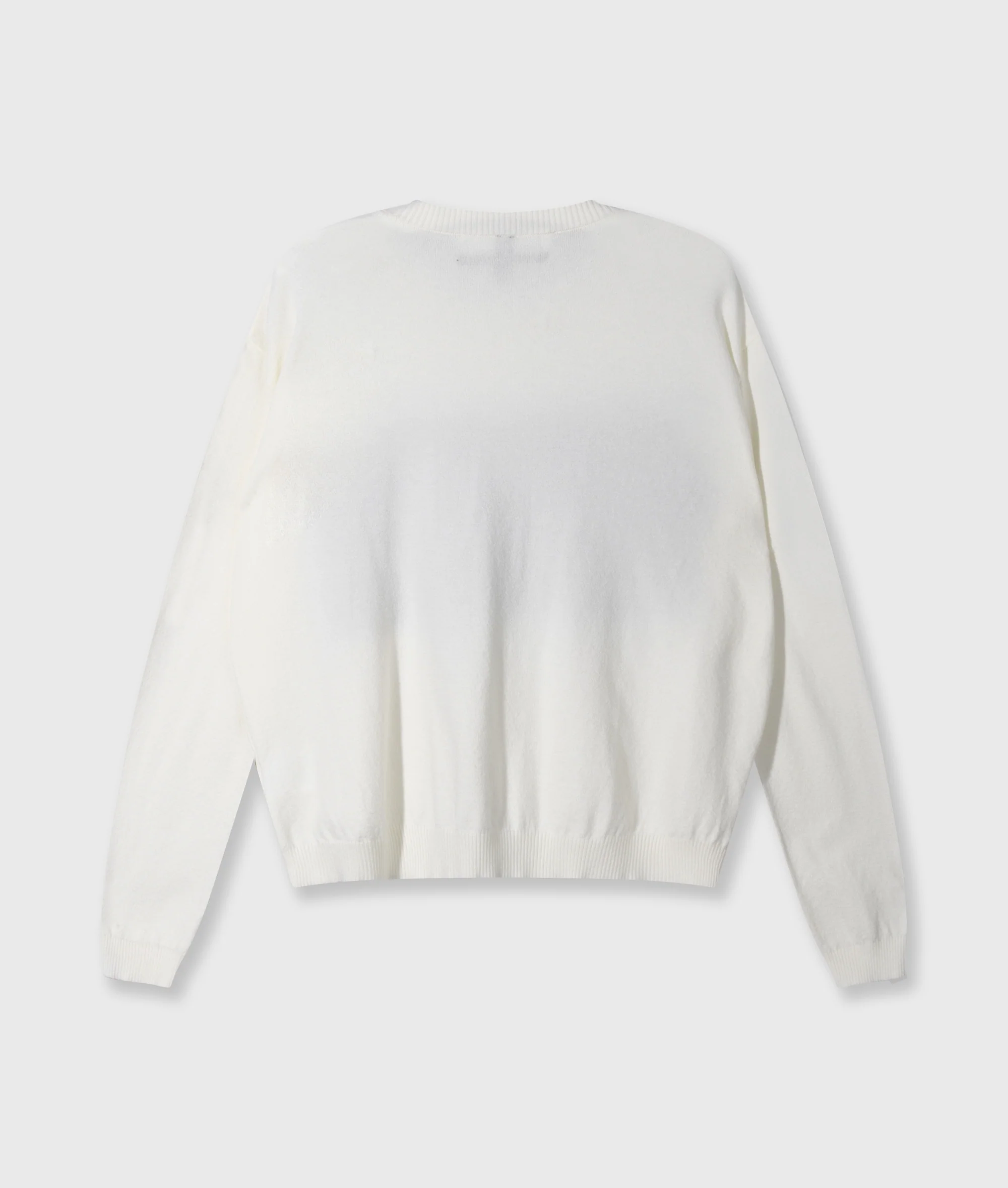 smile love knit sweater | ecru - Image 6