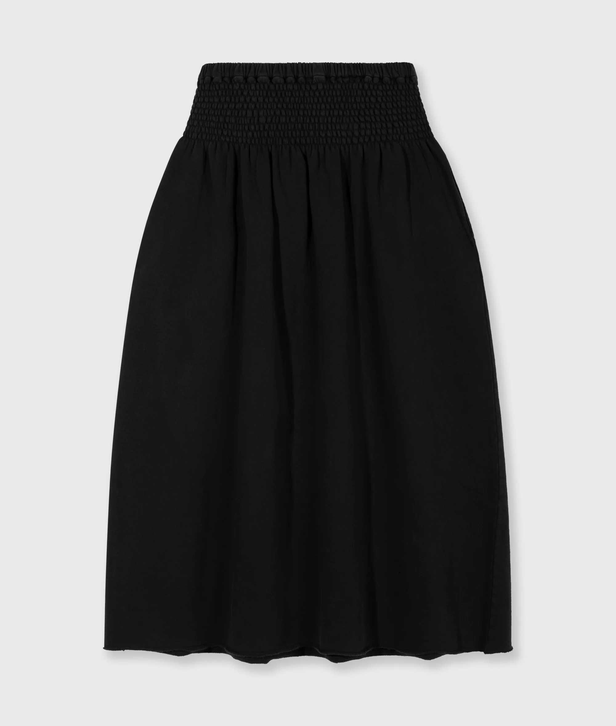 smock skirt washed | dark charcoal - Image 6