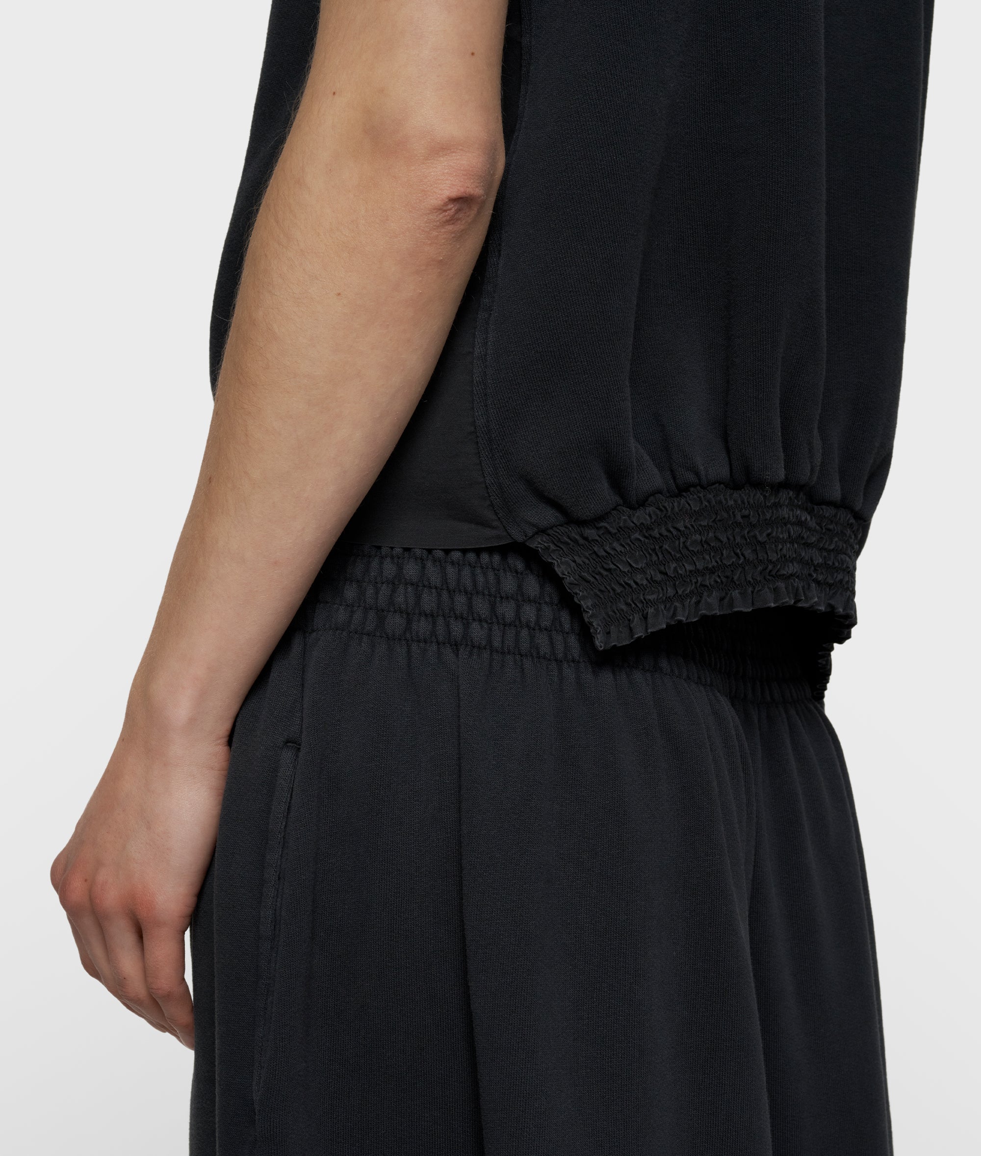 smocked top | dark charcoal - Image 5