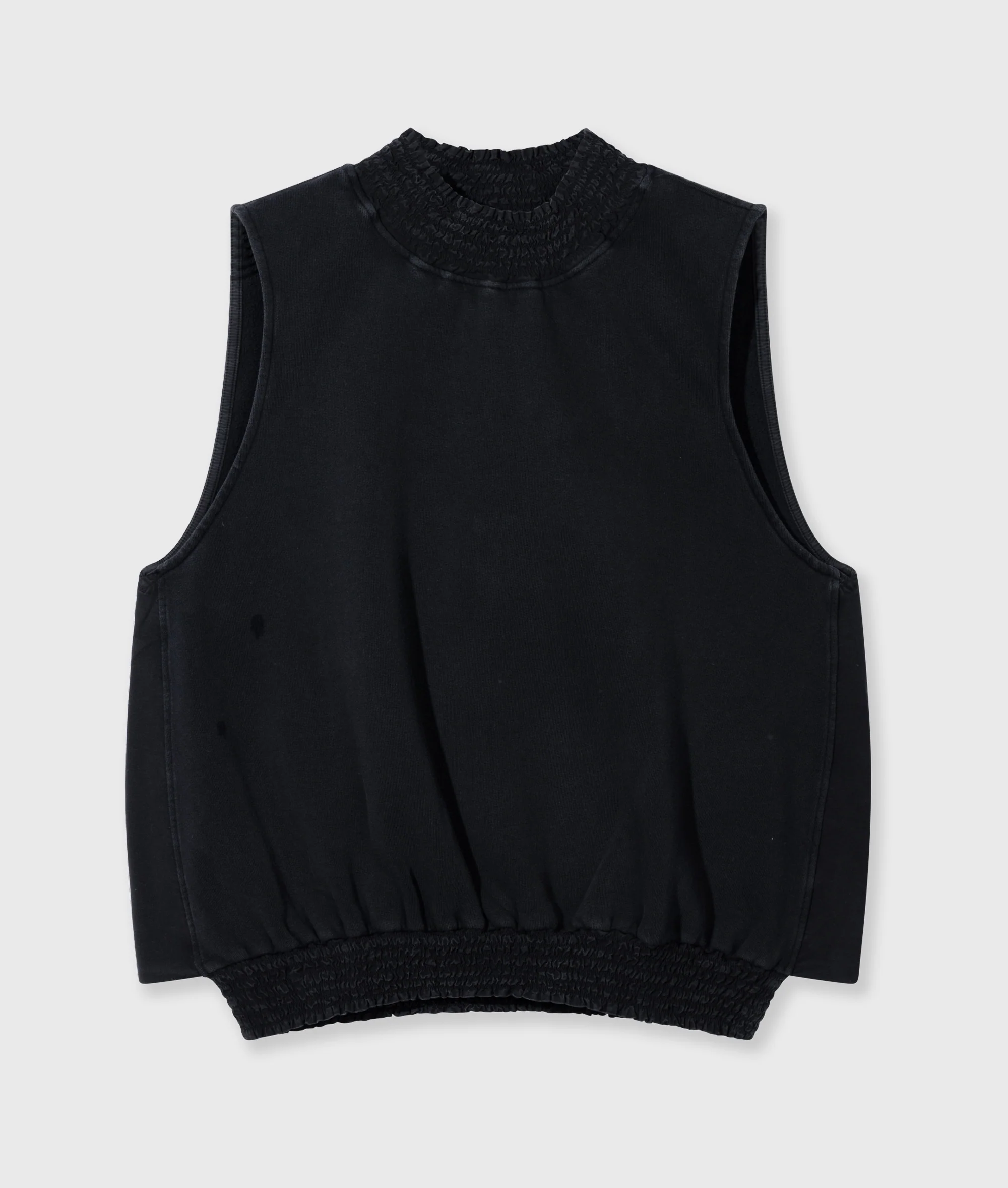 smocked top | dark charcoal - Image 6